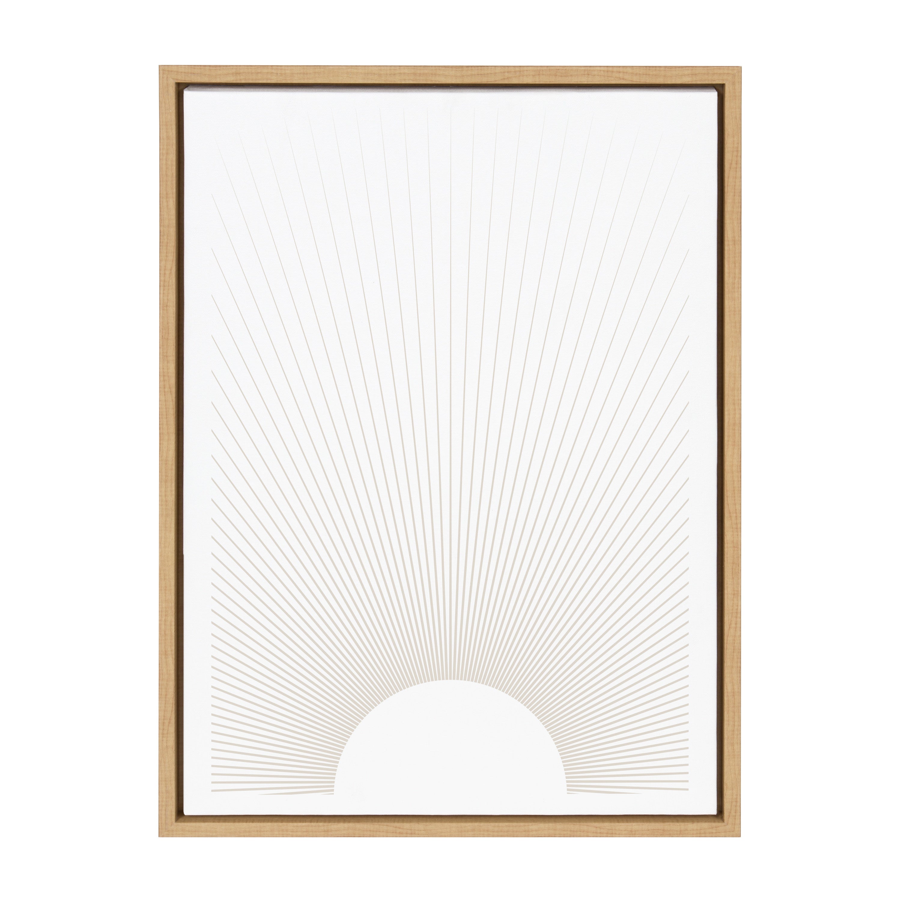 Sylvie Sun Rays Framed Canvas by Rocket Jack by kateandlaurel - product image 9 for Resin Society