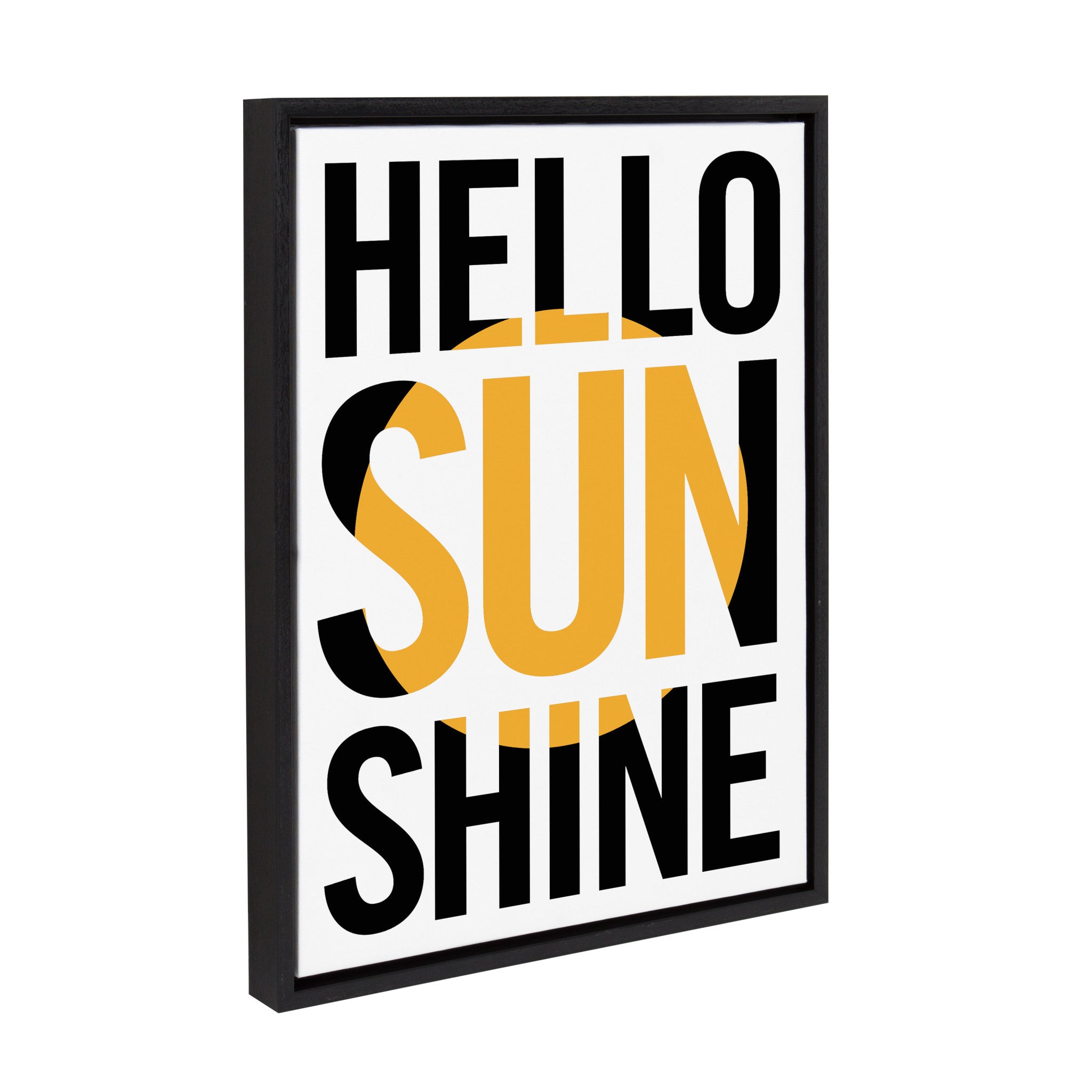Sylvie Hello Sunshine Framed Canvas By Rocket Jack by kateandlaurel - product image 2 for Resin Society