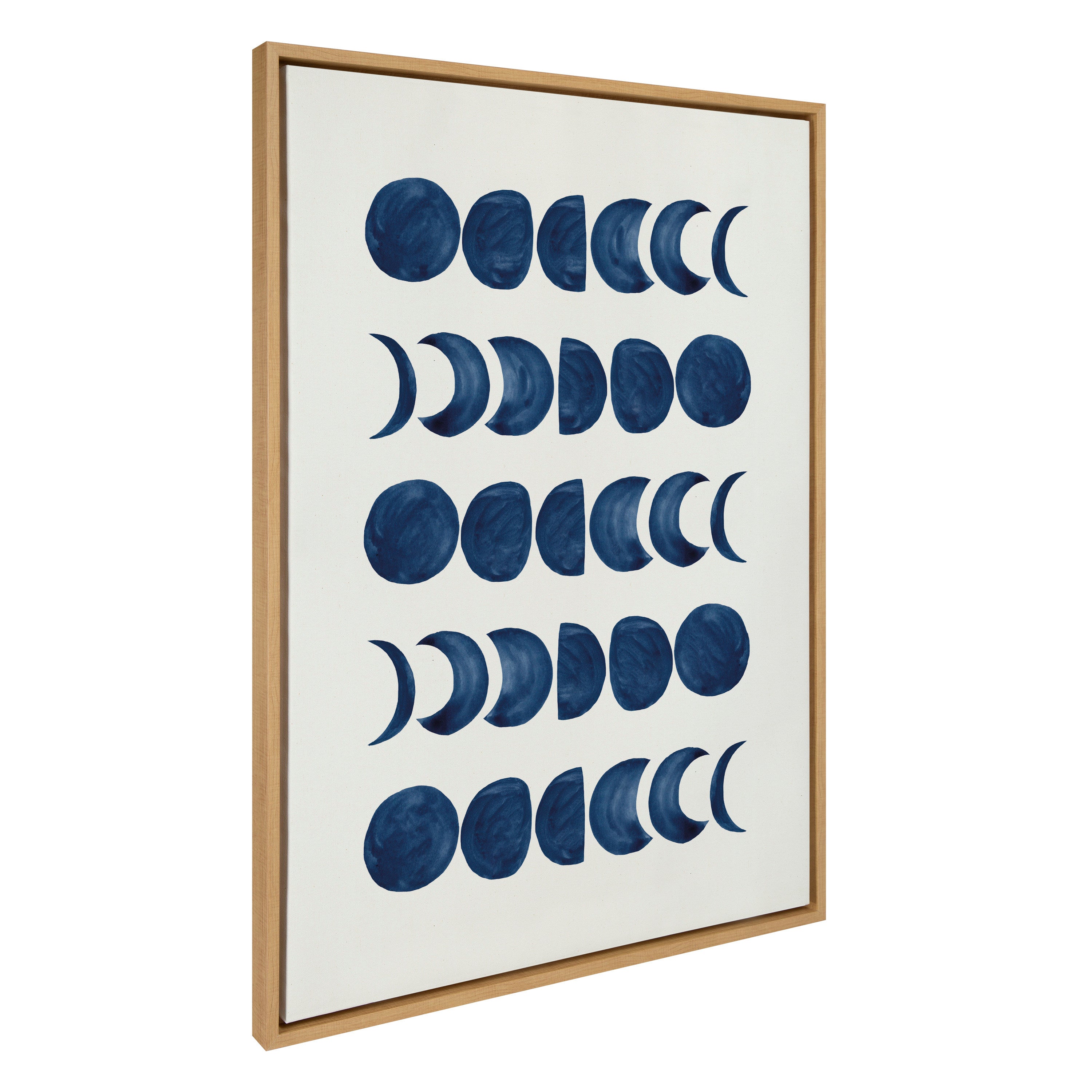 Sylvie Moon Phases Framed Canvas by kateandlaurel - product image 9 for Resin Society