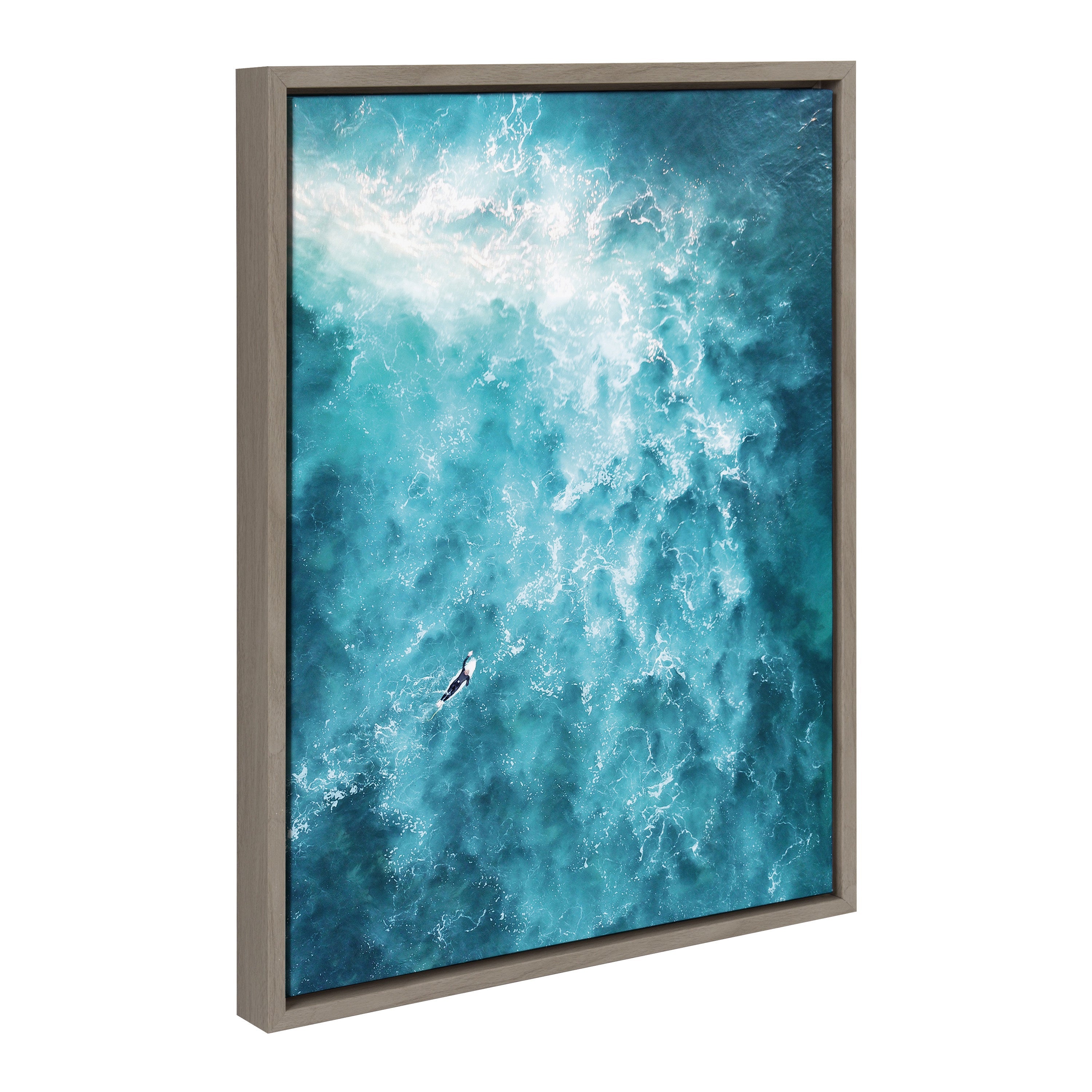 Sylvie La Jolla 7 Framed Canvas by Rachel Bolgov by kateandlaurel - product image 9 for Resin Society