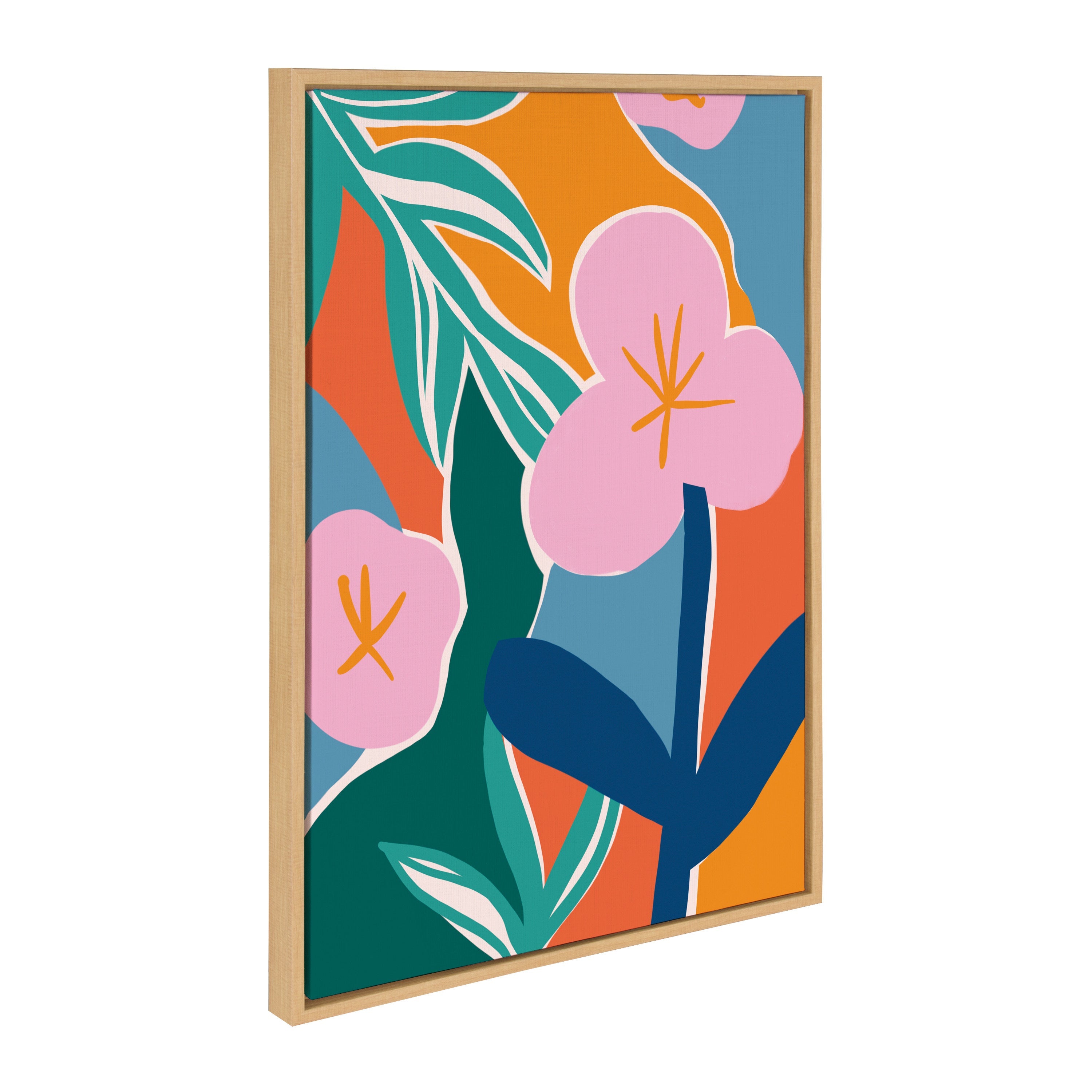 Sylvie Oaxaca Garden Framed Canvas by kateandlaurel - product image 10 for Resin Society