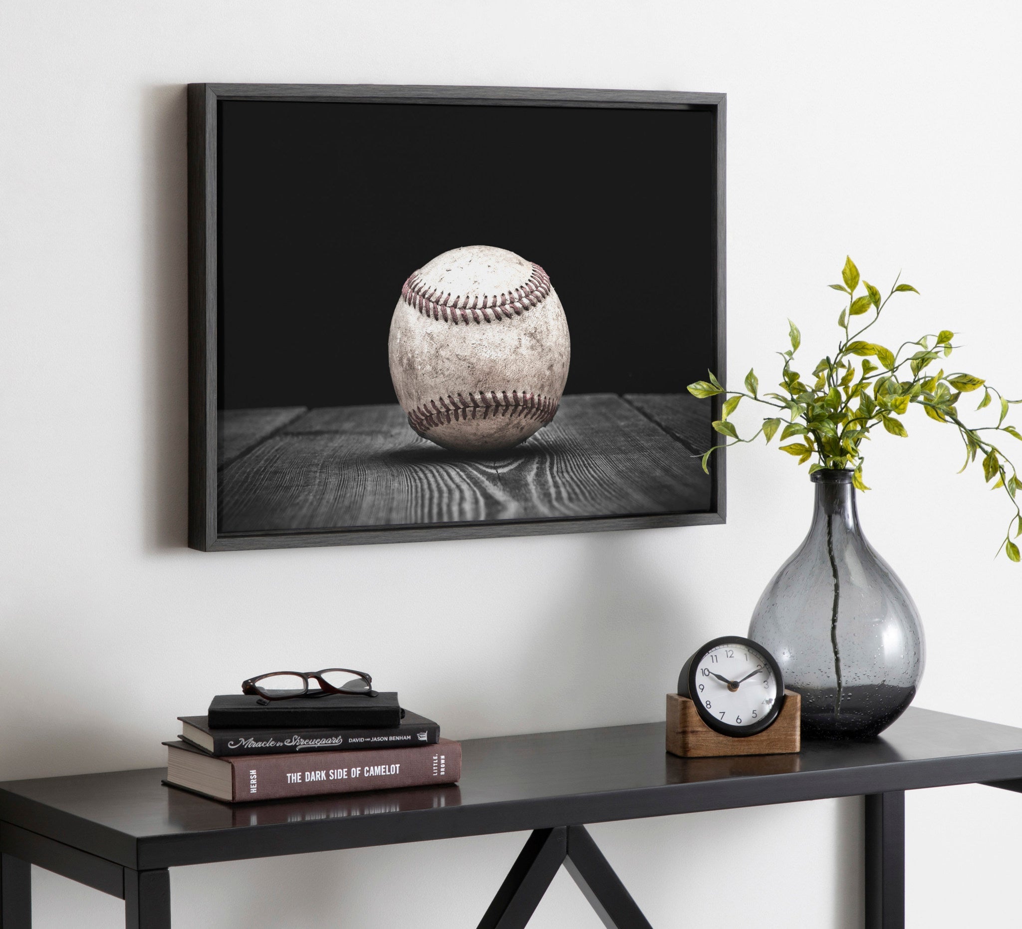 Sylvie Baseball Framed Canvas by kateandlaurel - product image 7 for Resin Society