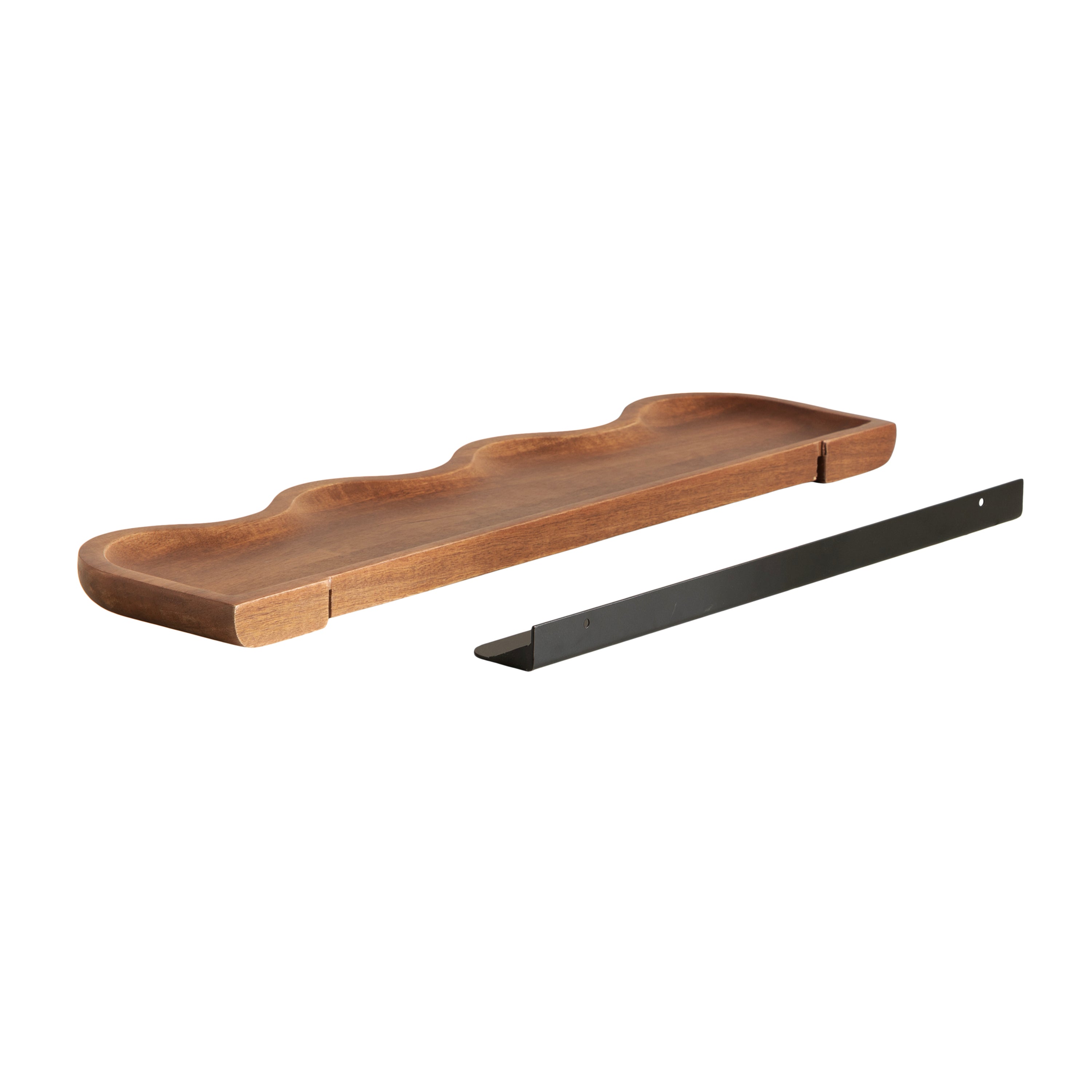 Alezar Wood Shelf Set