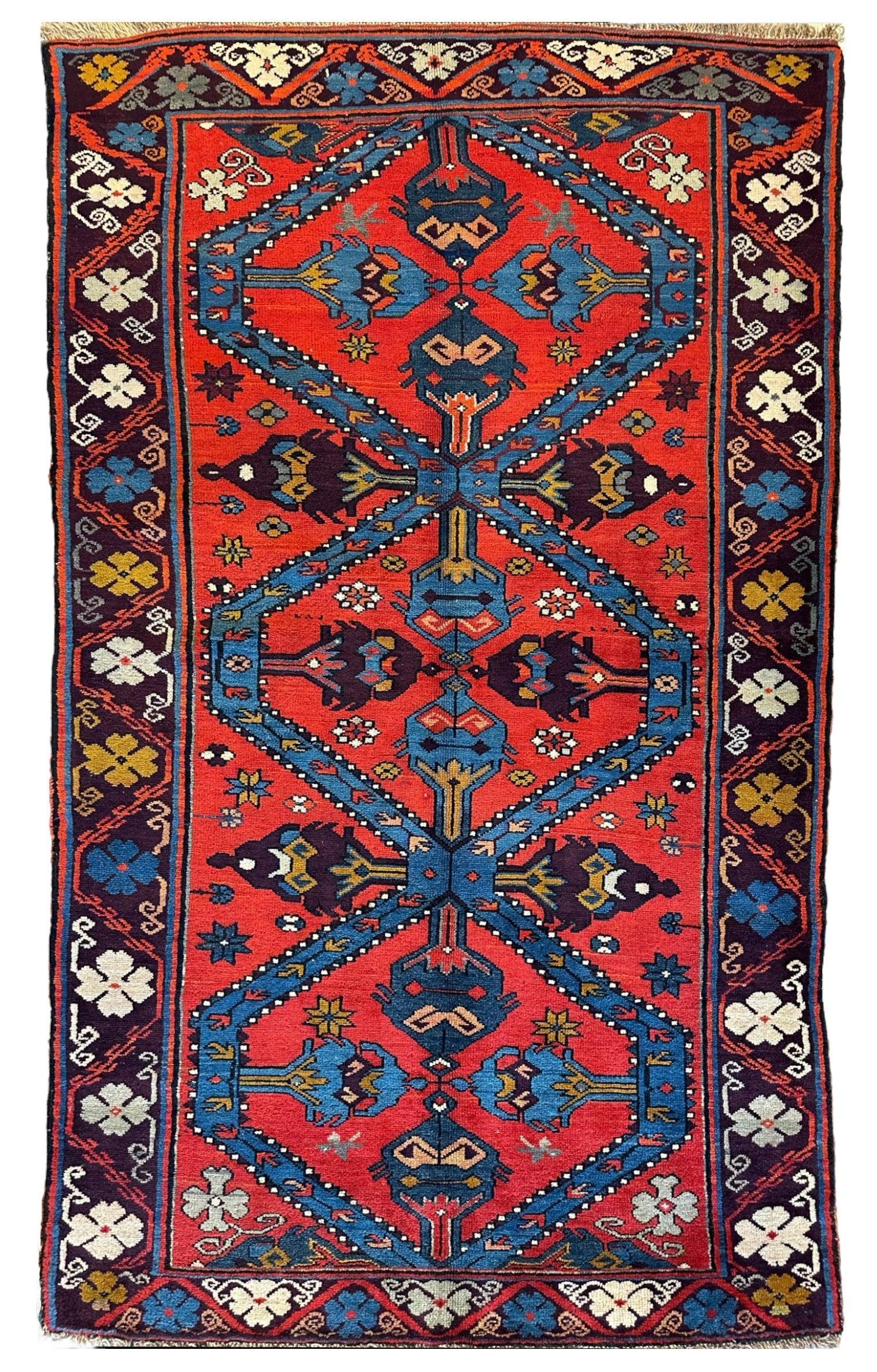Old Derbent Dagestan Rug 4’ x 7’ by Rugistan - main product image for Resin Society