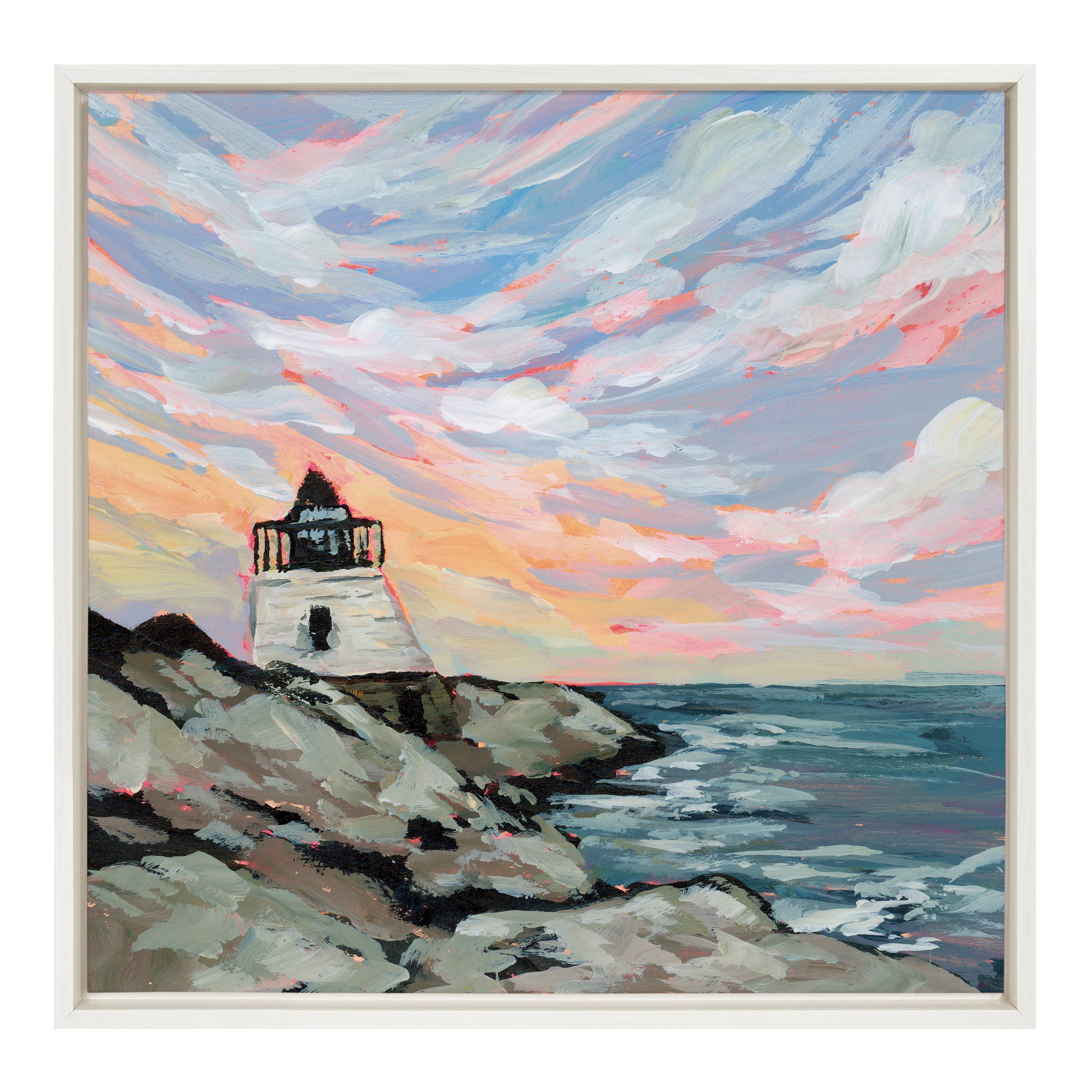 Sylvie Rhode Island Framed Canvas by Emily Kenney by kateandlaurel - product image 7 for Resin Society