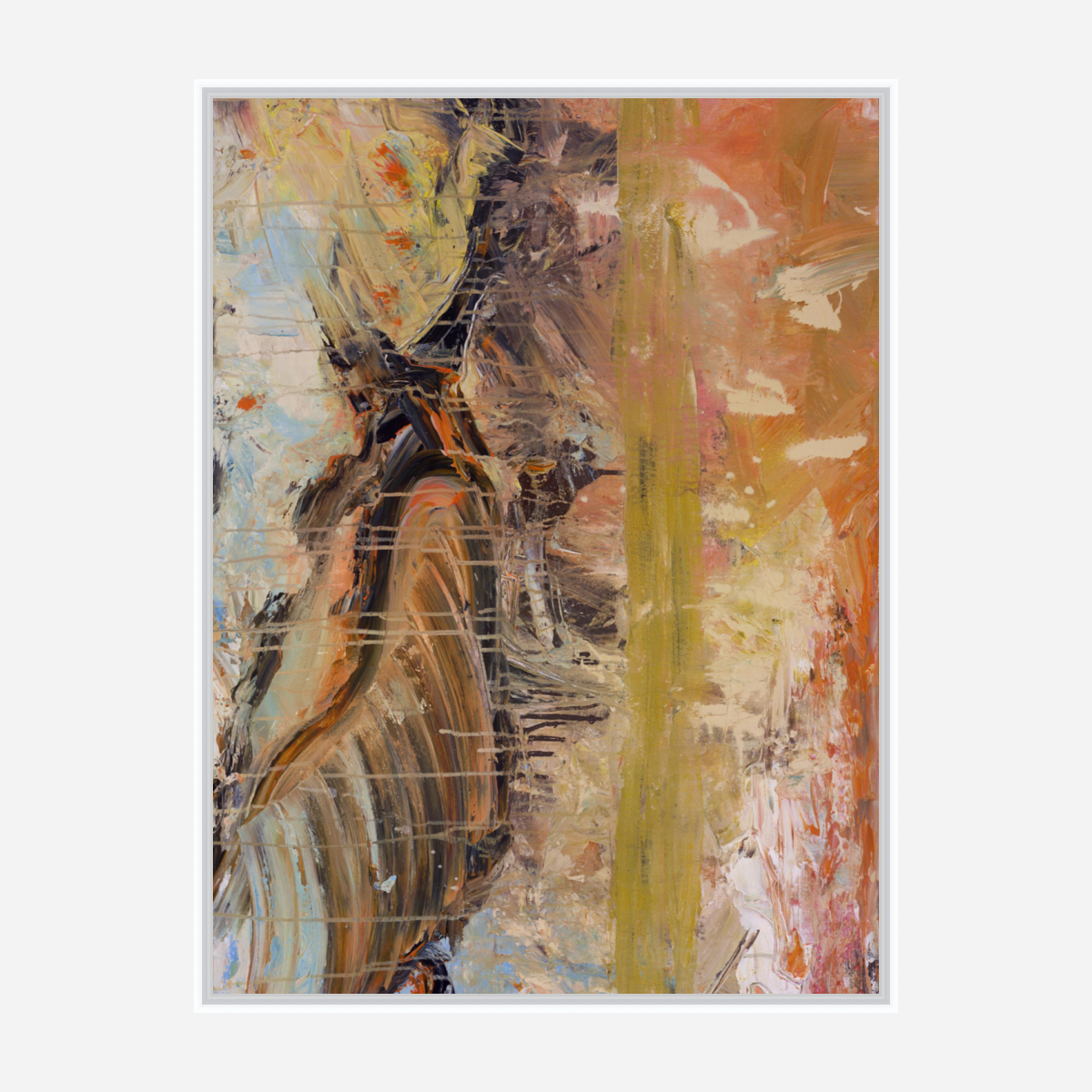 Orange Appeal Artist Enhanced Canvas Print by John Beard Collection - product image 6 for Resin Society