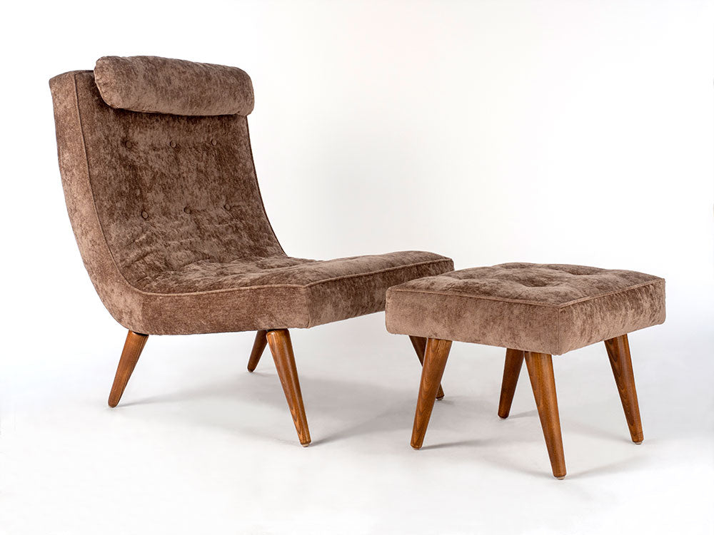 Lounge Chair and Ottoman – Martin Bark by Enrico Bartolini - main product image for Resin Society