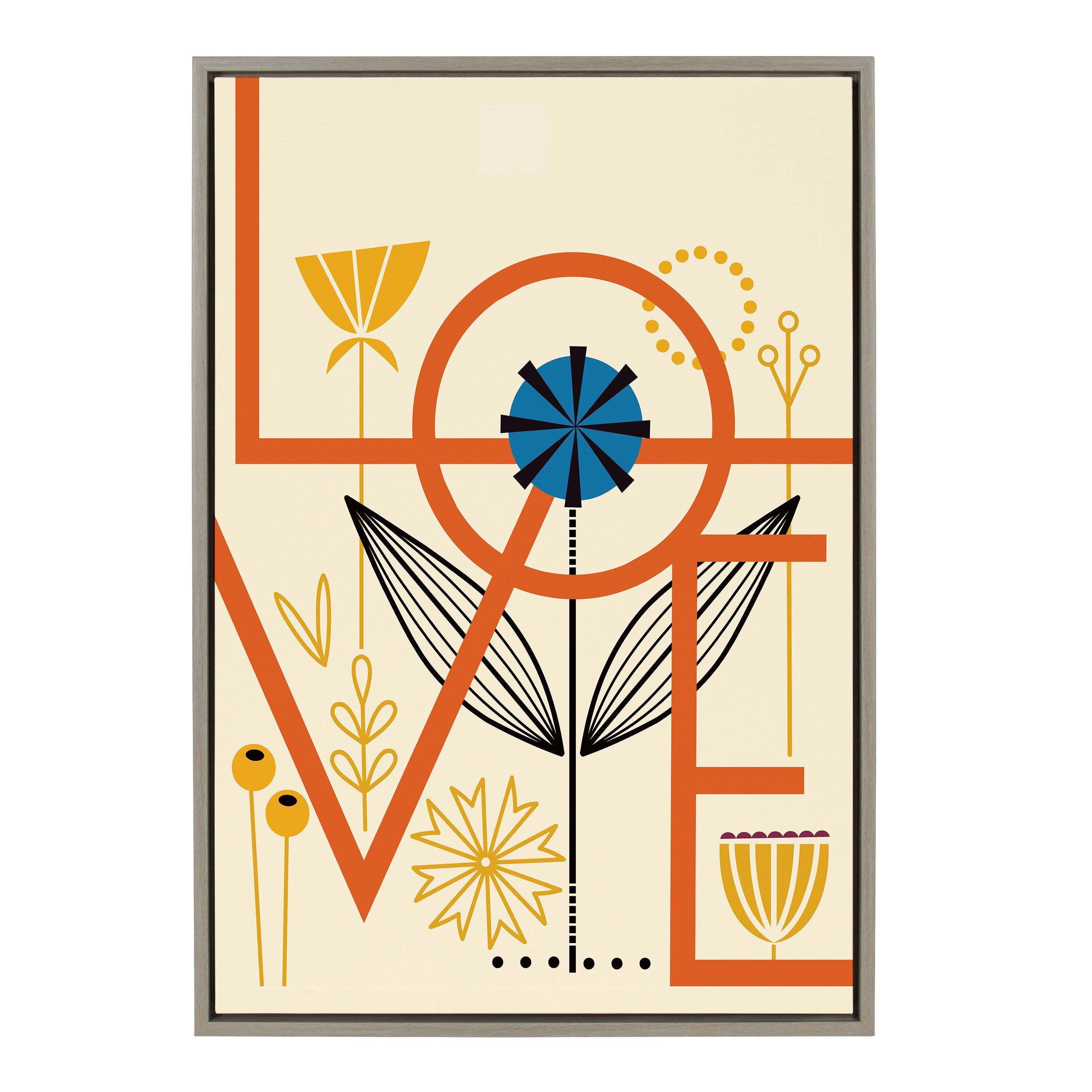 Sylvie Love Framed Canvas by kateandlaurel - product image 8 for Resin Society
