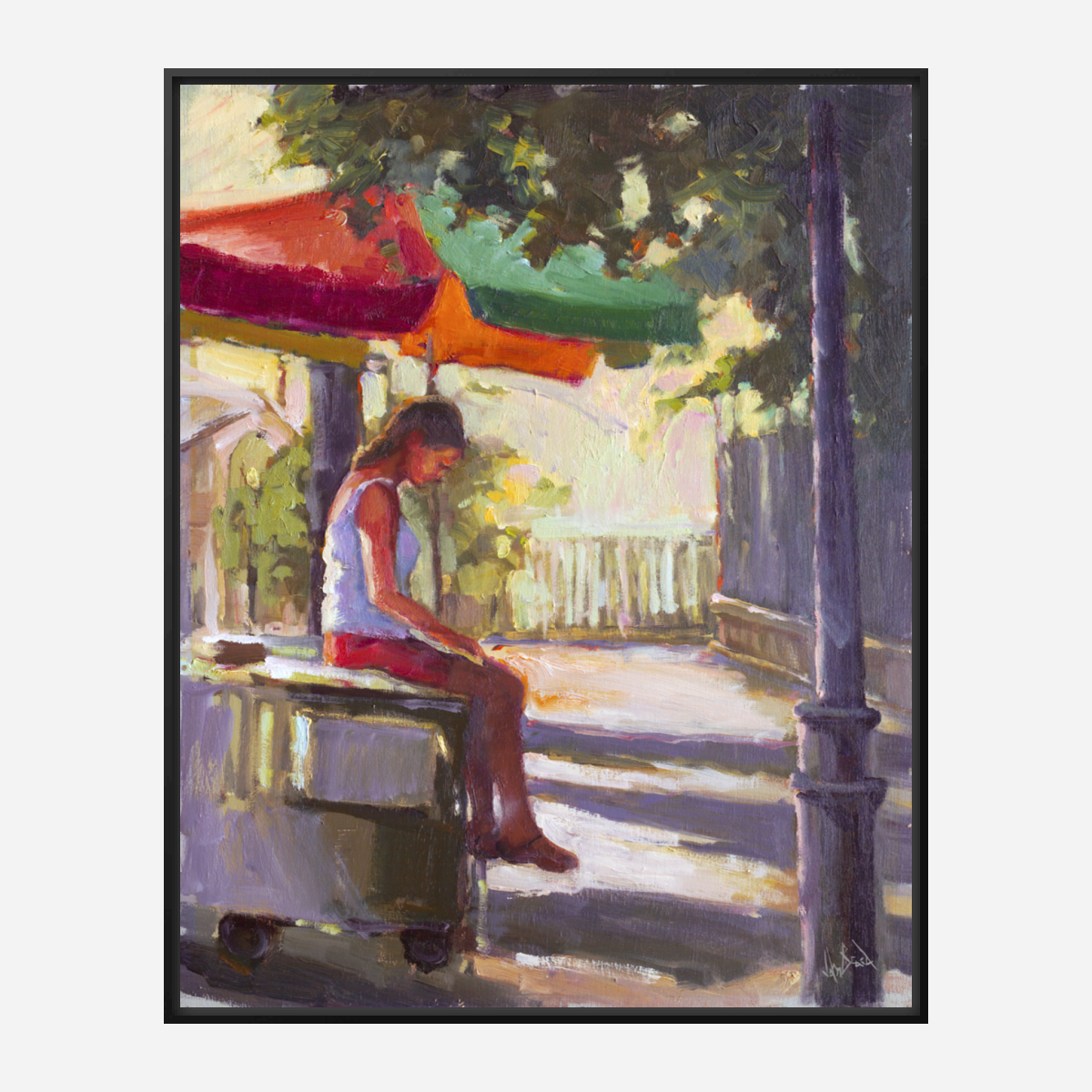 Passing the Time Artist Enhanced Canvas Print by John Beard Collection - product image 5 for Resin Society