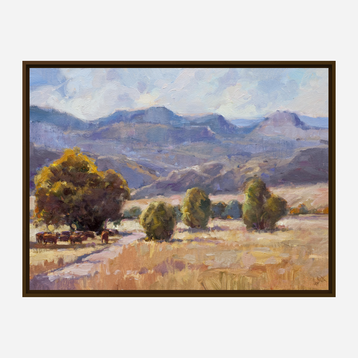 Peaceful Valley Artist Enhanced Canvas Print by John Beard Collection - product image 7 for Resin Society