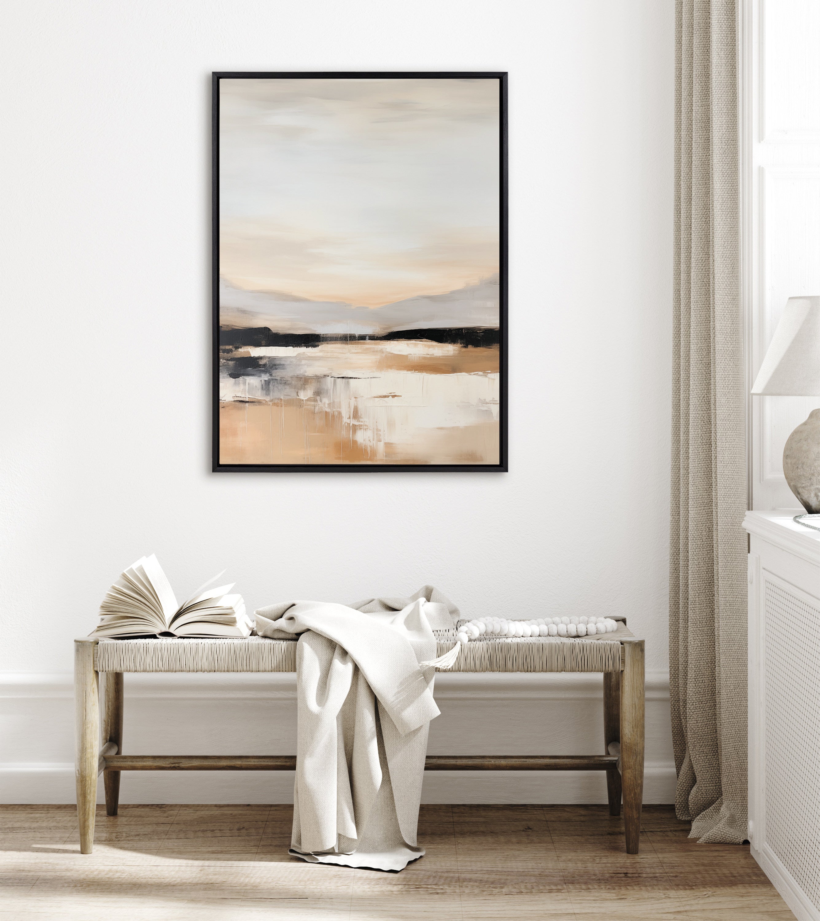 Sylvie Peaceful Landscape III Framed Canvas by Amy Lighthall