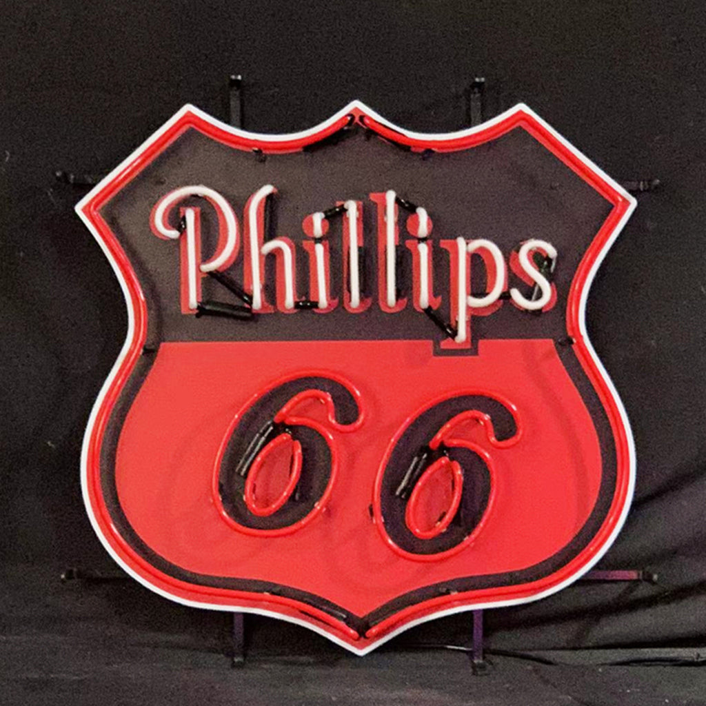 Phillips 66 Gasoline Neon Sign Light Glass by Neon Signs Land - product image 4 for Resin Society