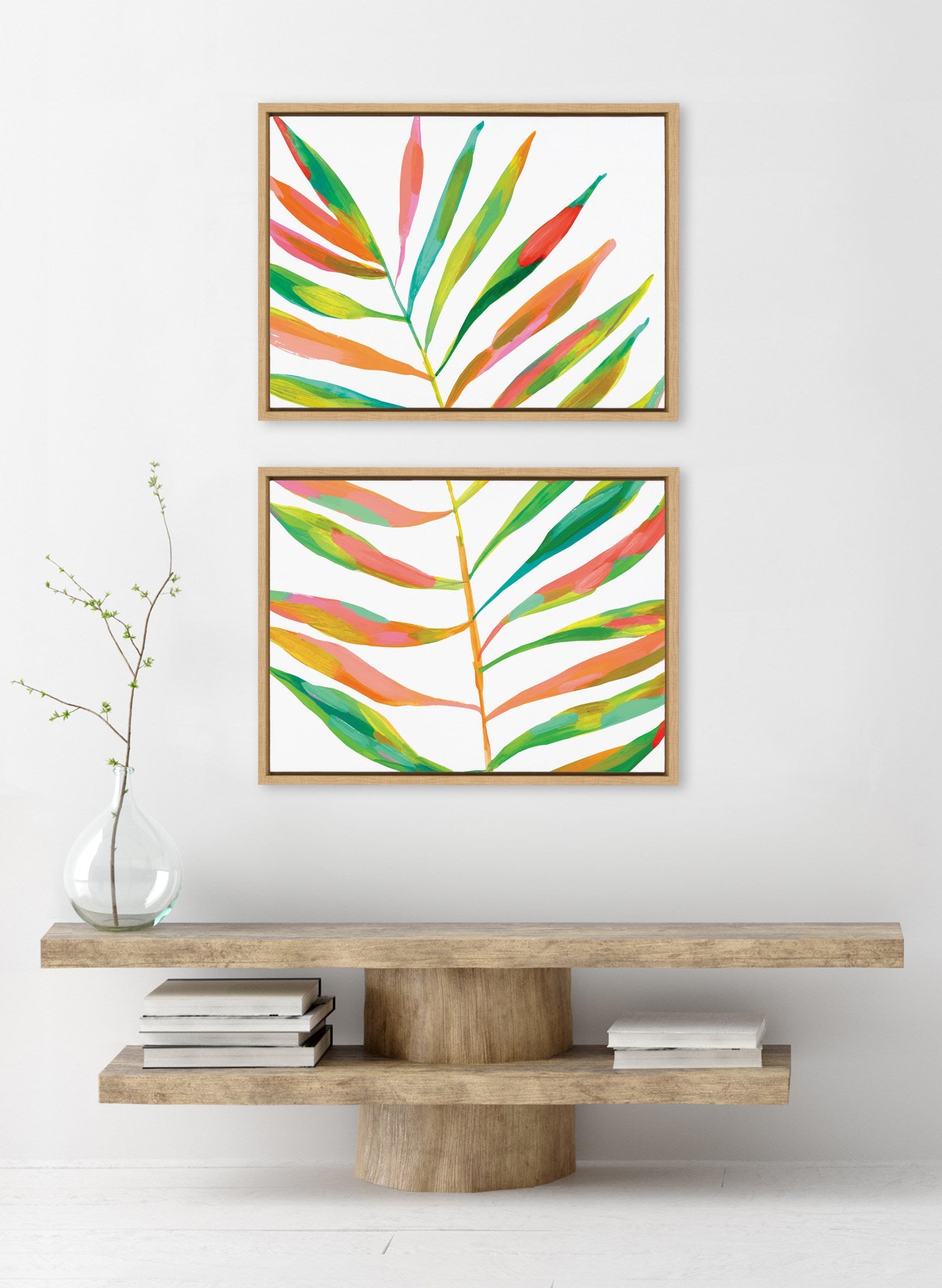 Sylvie Palma No.
2 1 and 2 Framed Canvas Art Set by Jessi Raulet of Ettavee