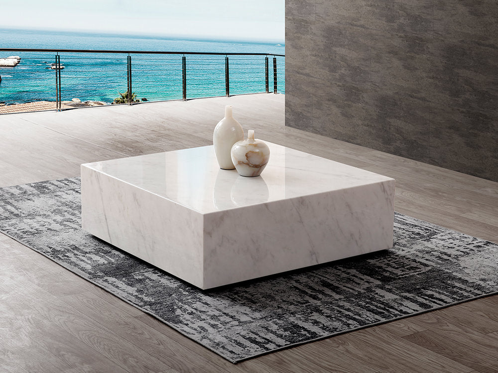 Cube Square Coffee Table detail image - Resin Society