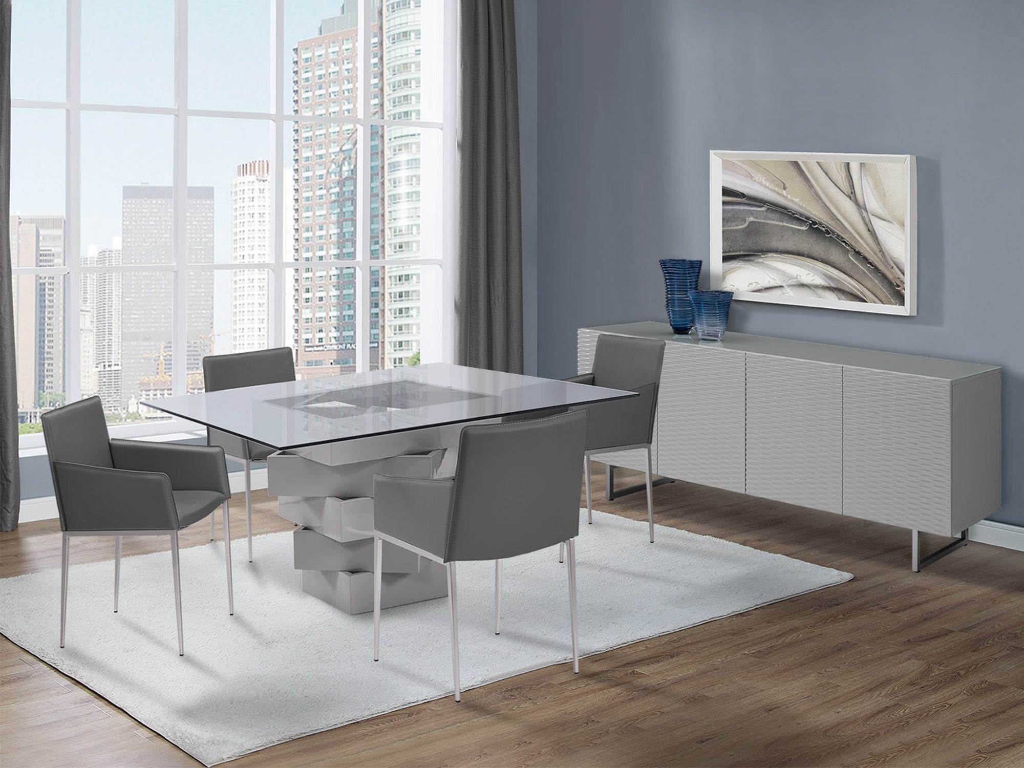 Carson Dining Table detail image - Resin Society