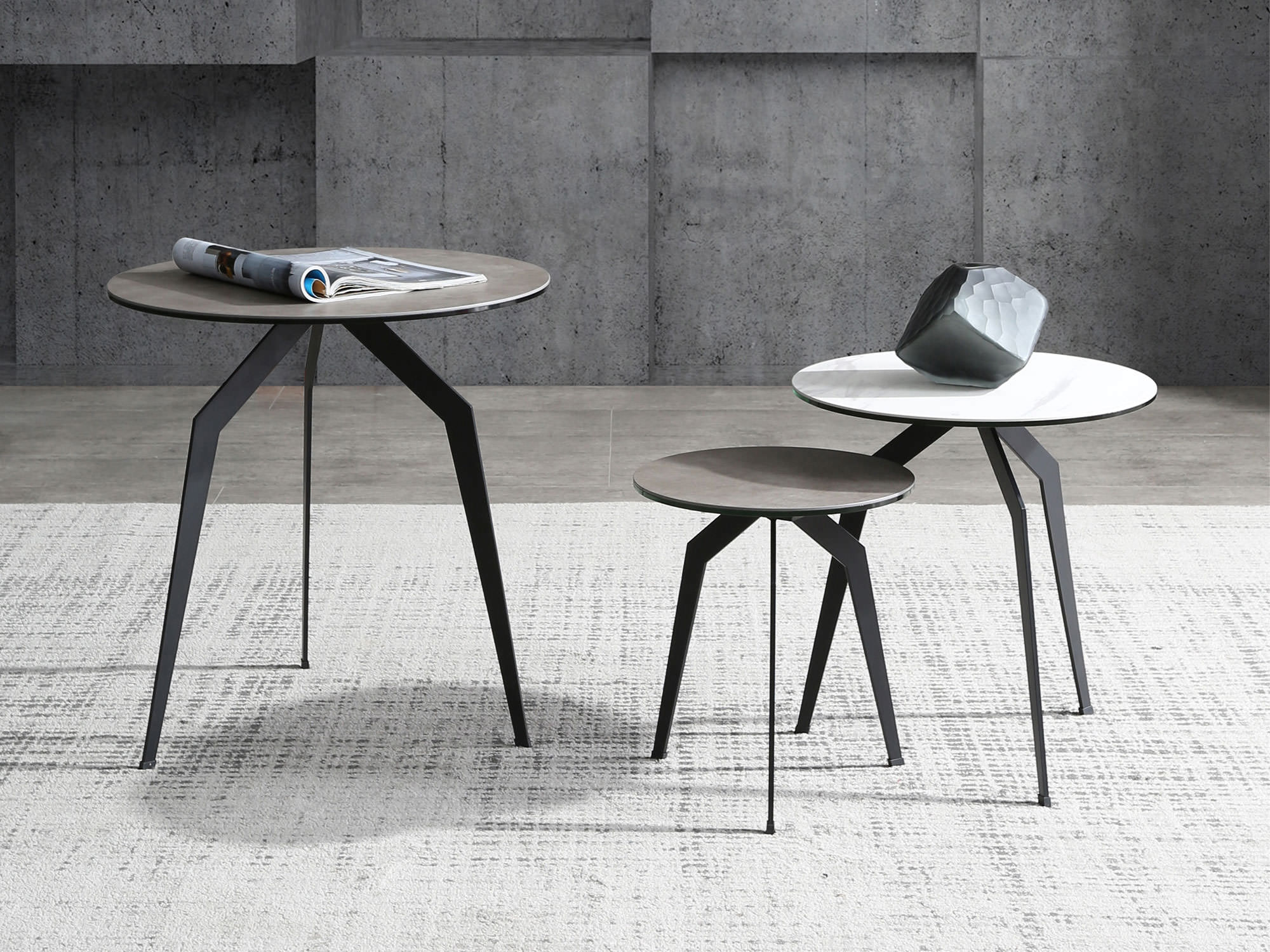 Santiago Side Table Set detail image - Resin Society