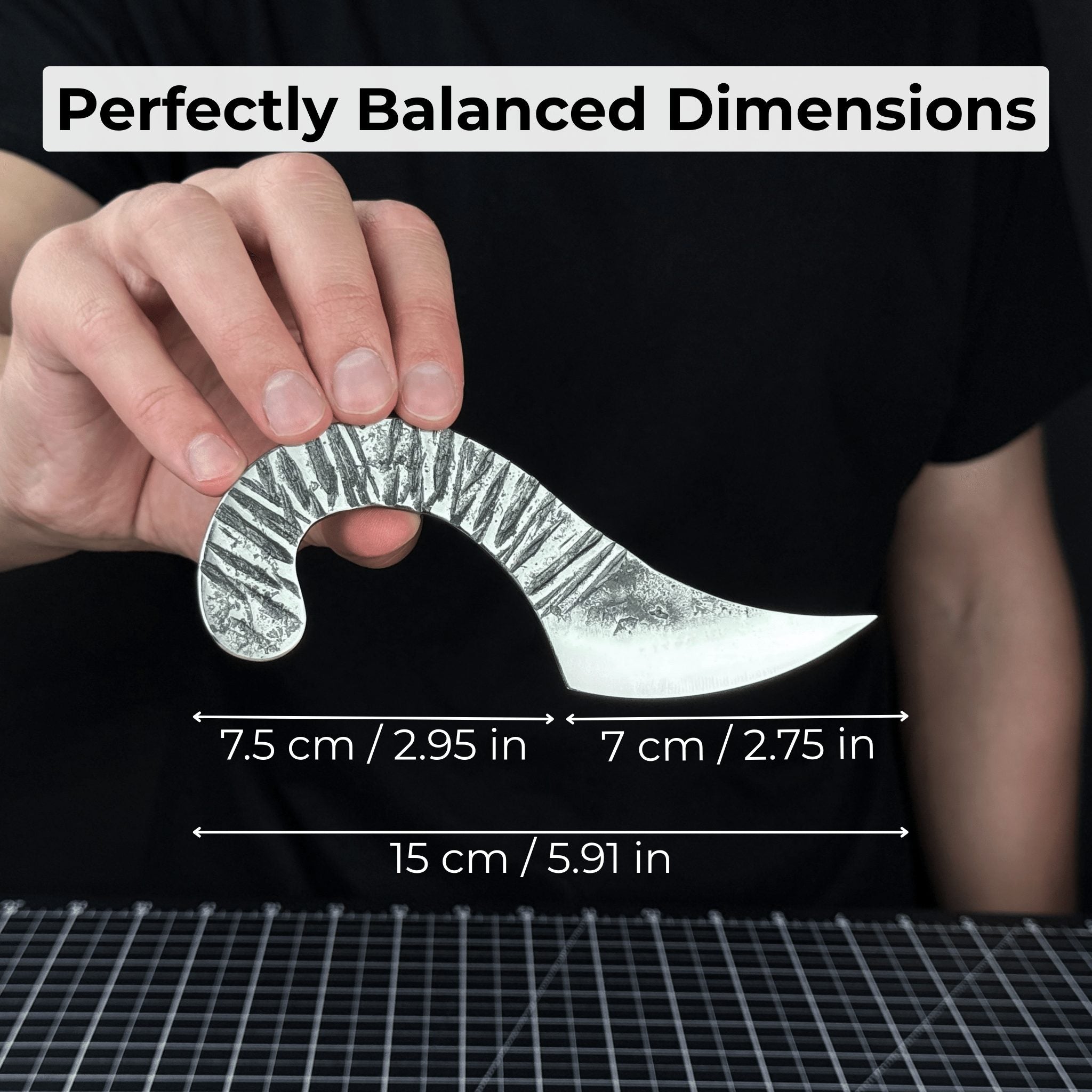 Professional Kiridashi marking knife with carbon steel blade and leather sheath