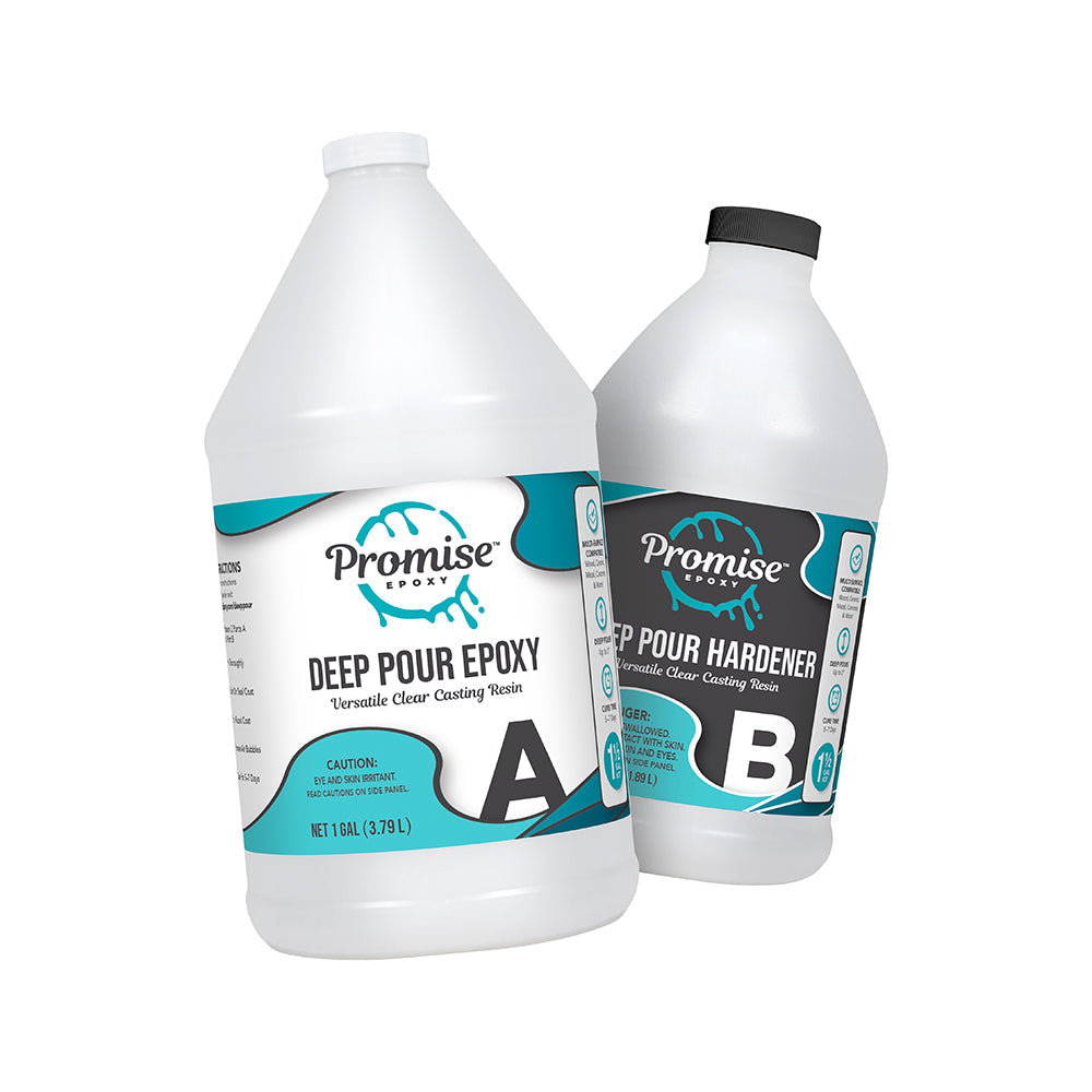 Promise Deep Pour Epoxy Resin 1.5 gallon kit container