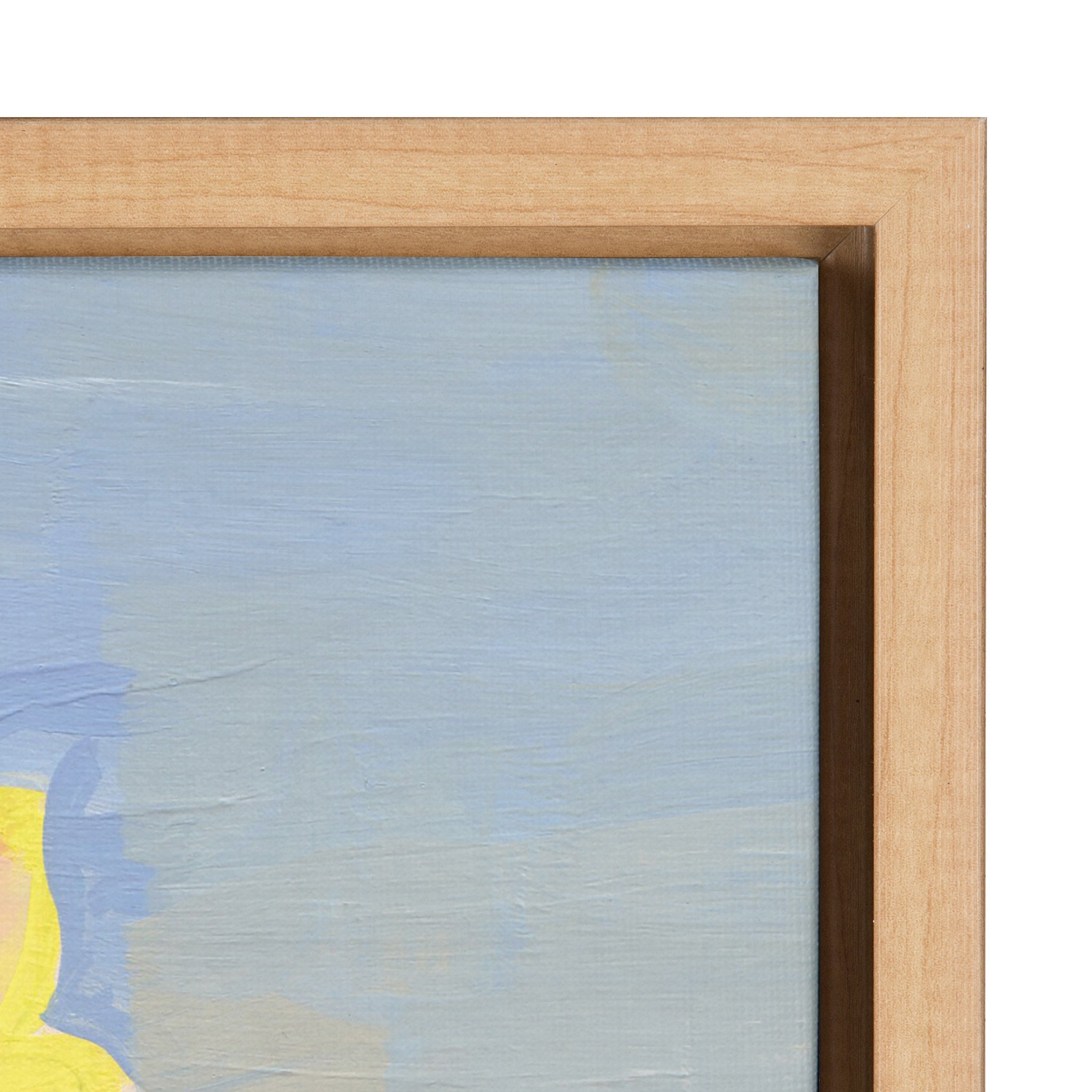 Sylvie April Morning Framed Canvas by kateandlaurel - product image 3 for Resin Society