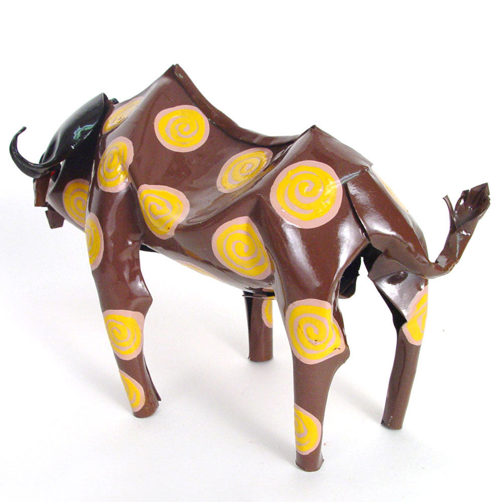 Large Tin Buffalo by Mbare Ltd - product image 3 for Resin Society