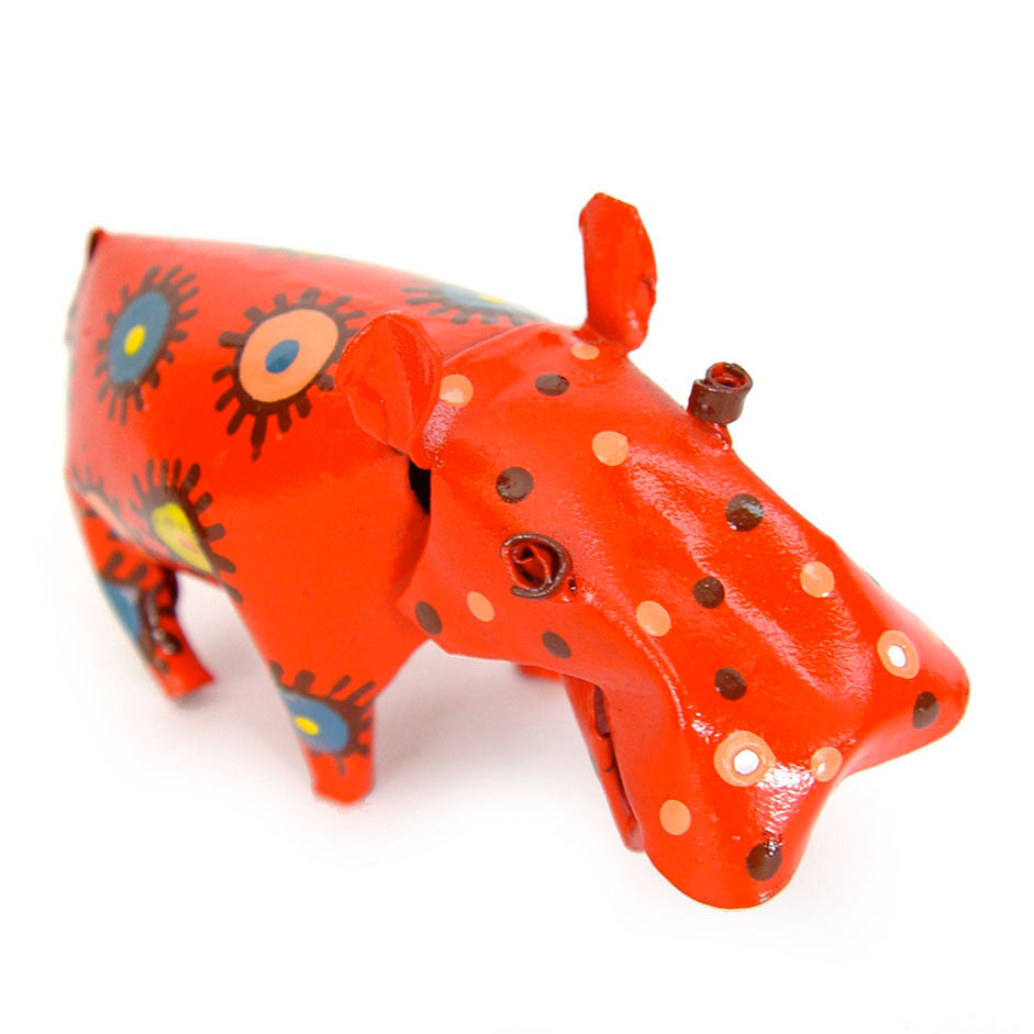Small Tin Hippo by Mbare Ltd - product image 4 for Resin Society