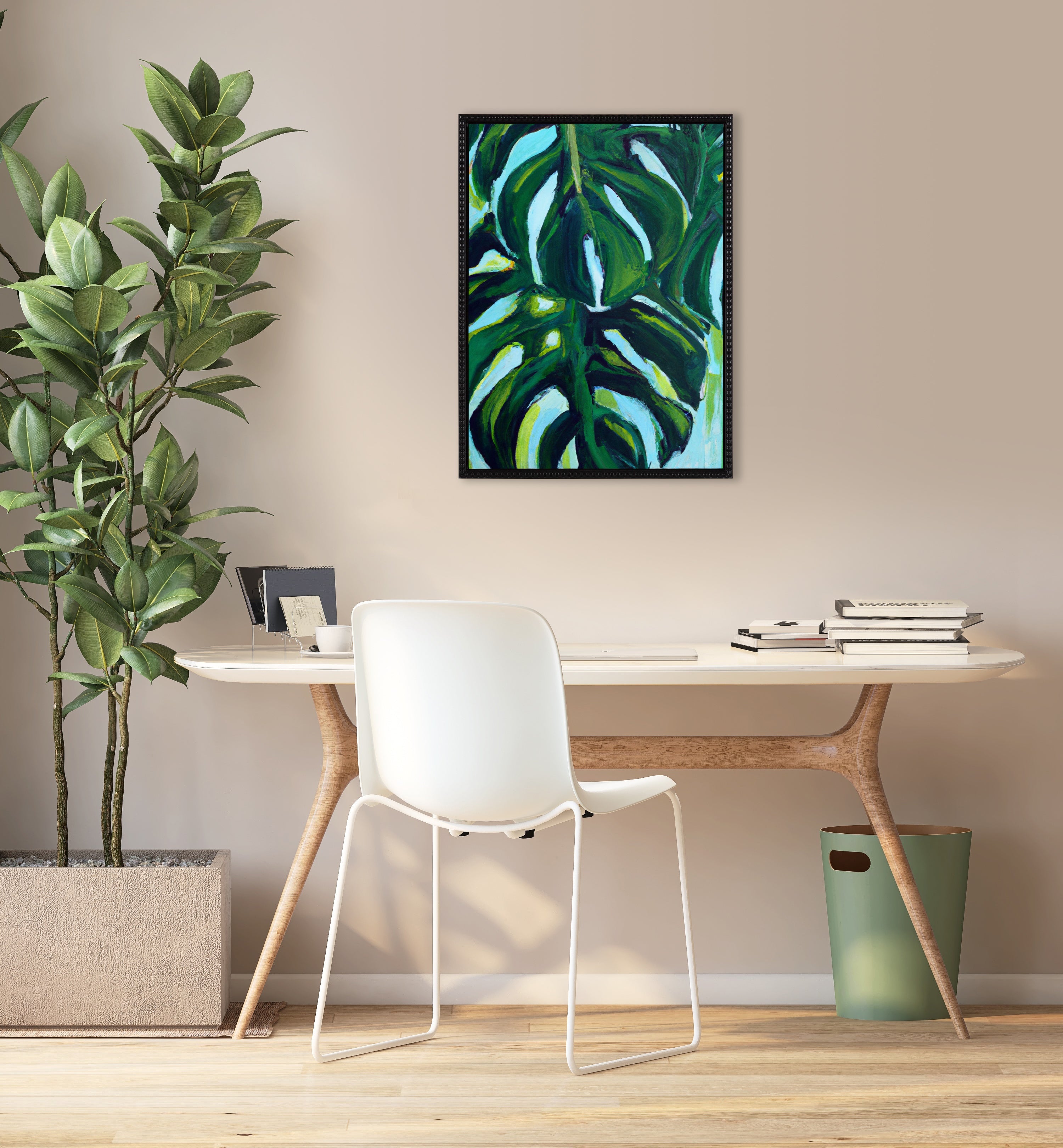 Sylvie Blank Framed Canvas 18x24