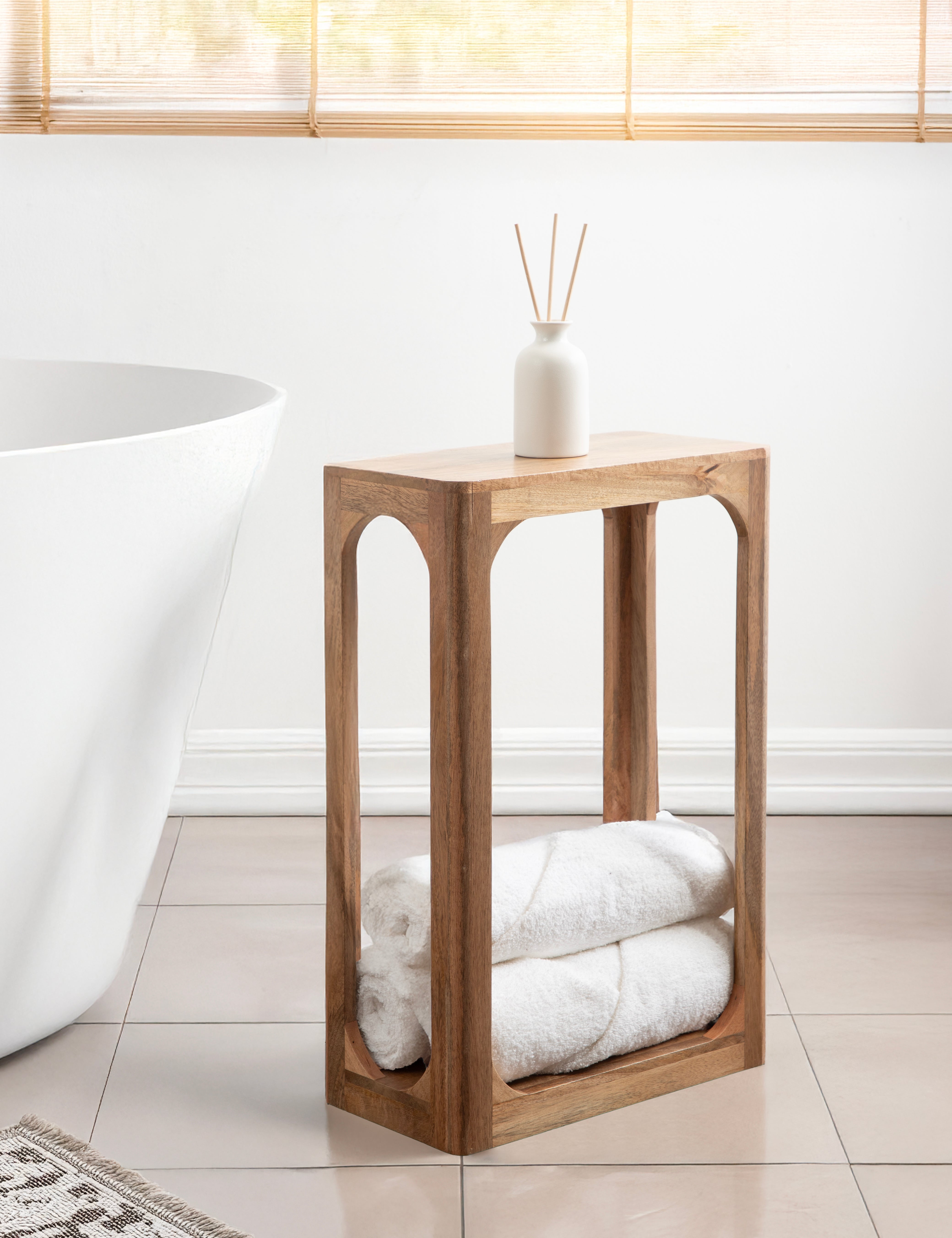 Dahl Wood Slim Side Table