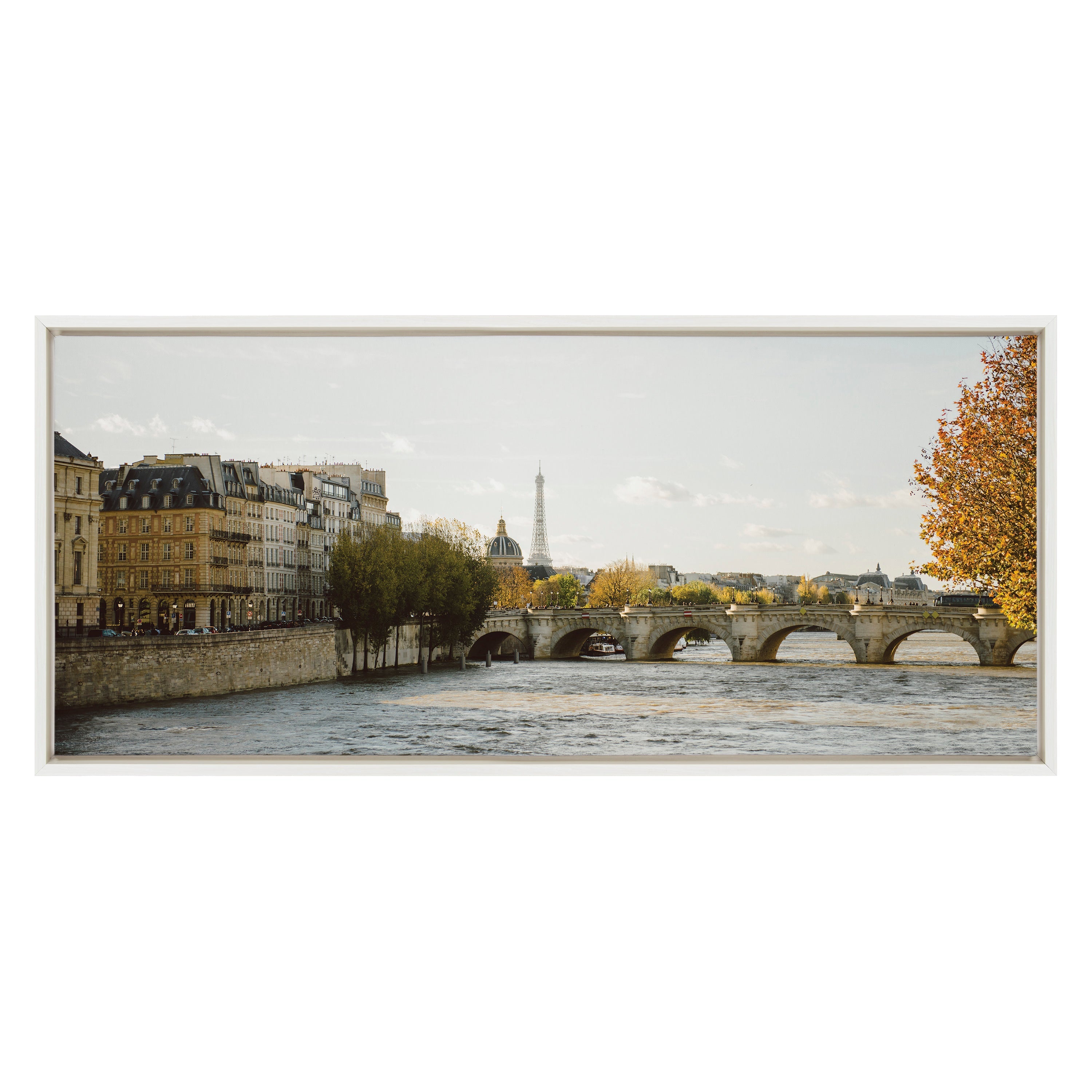 Sylvie Paris No 8 Framed Canvas by Crystal Lynn Collins