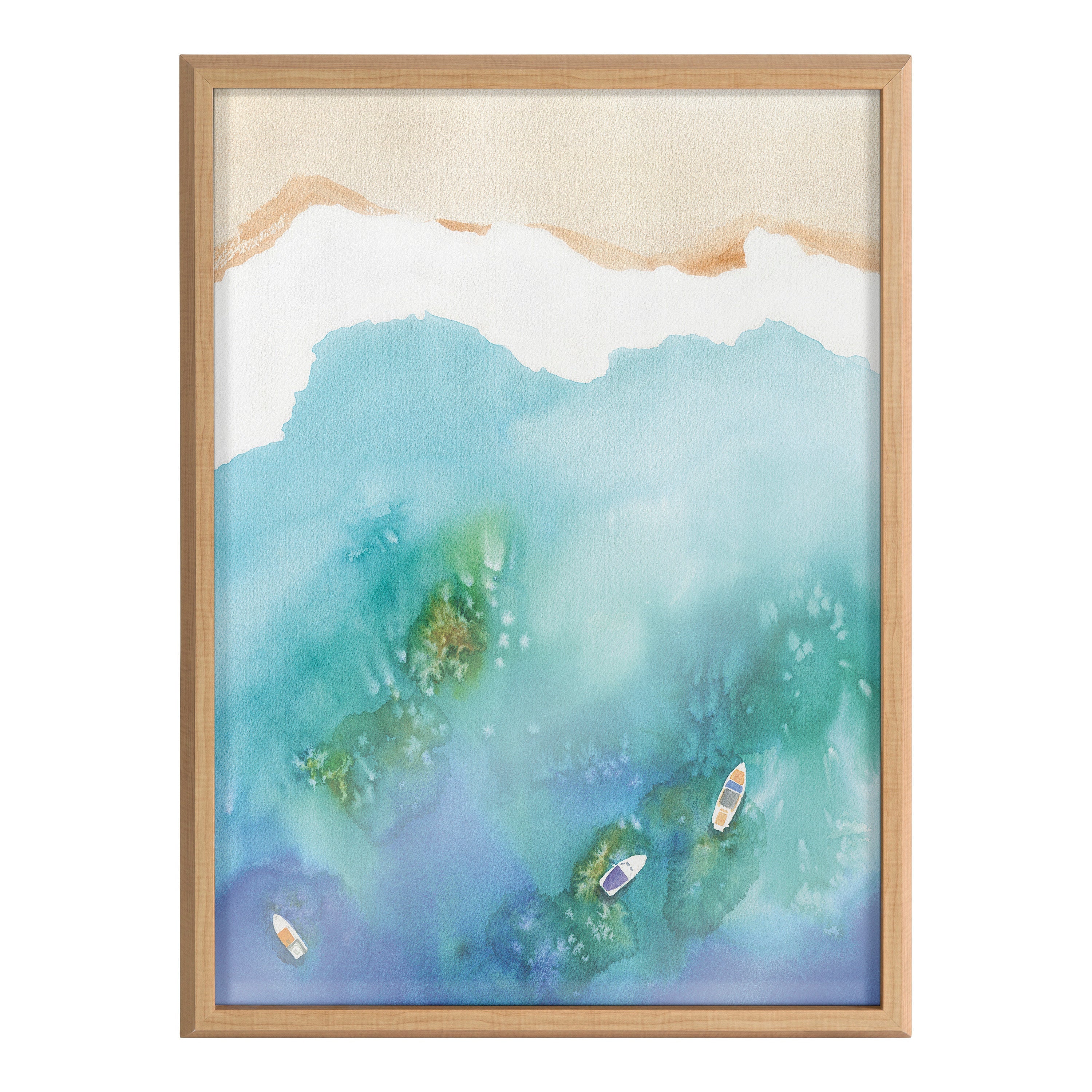 Blake Voyage Framed Printed Glass by kateandlaurel - product image 12 for Resin Society