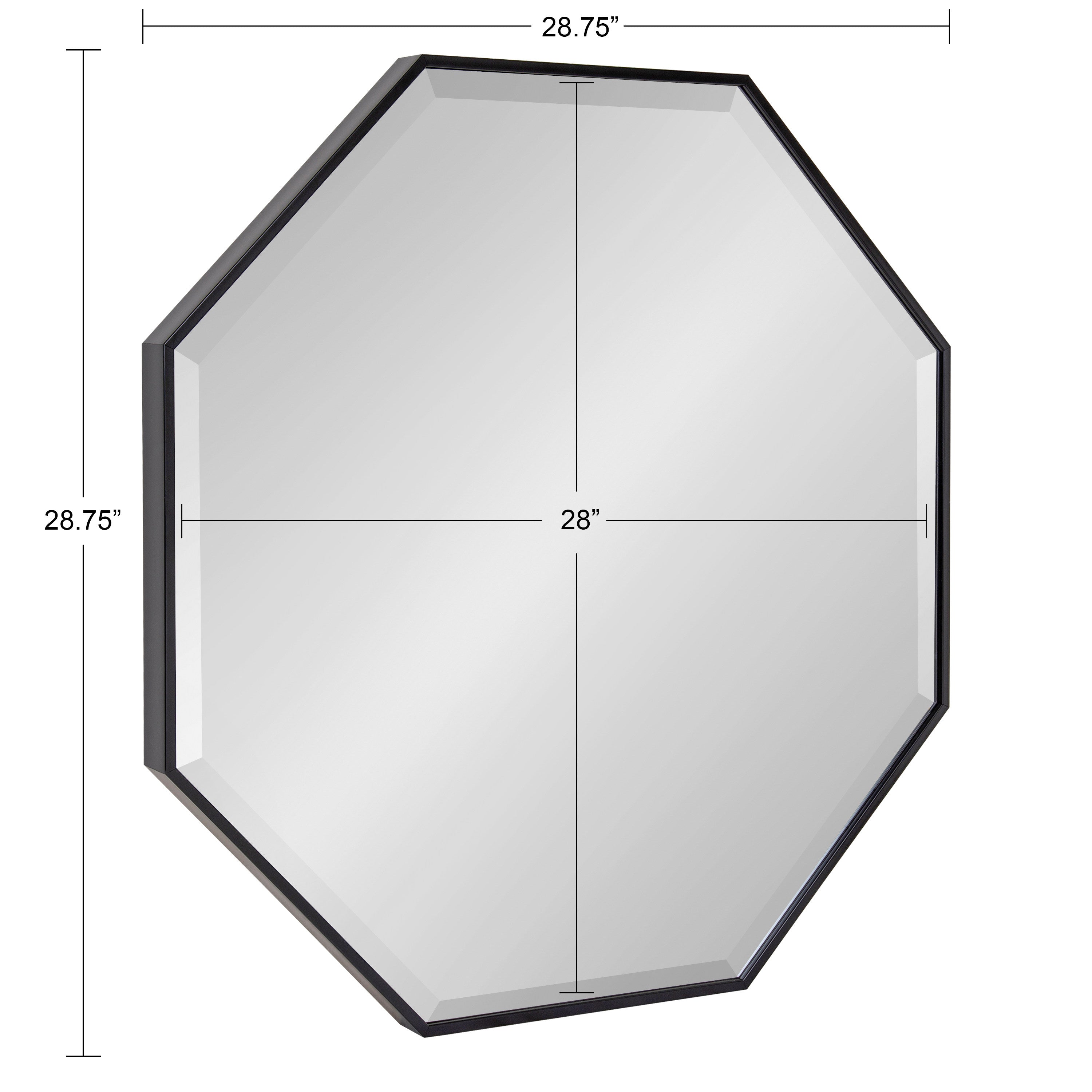 Rhodes Framed Octagon Wall Mirror by kateandlaurel - product image 14 for Resin Society