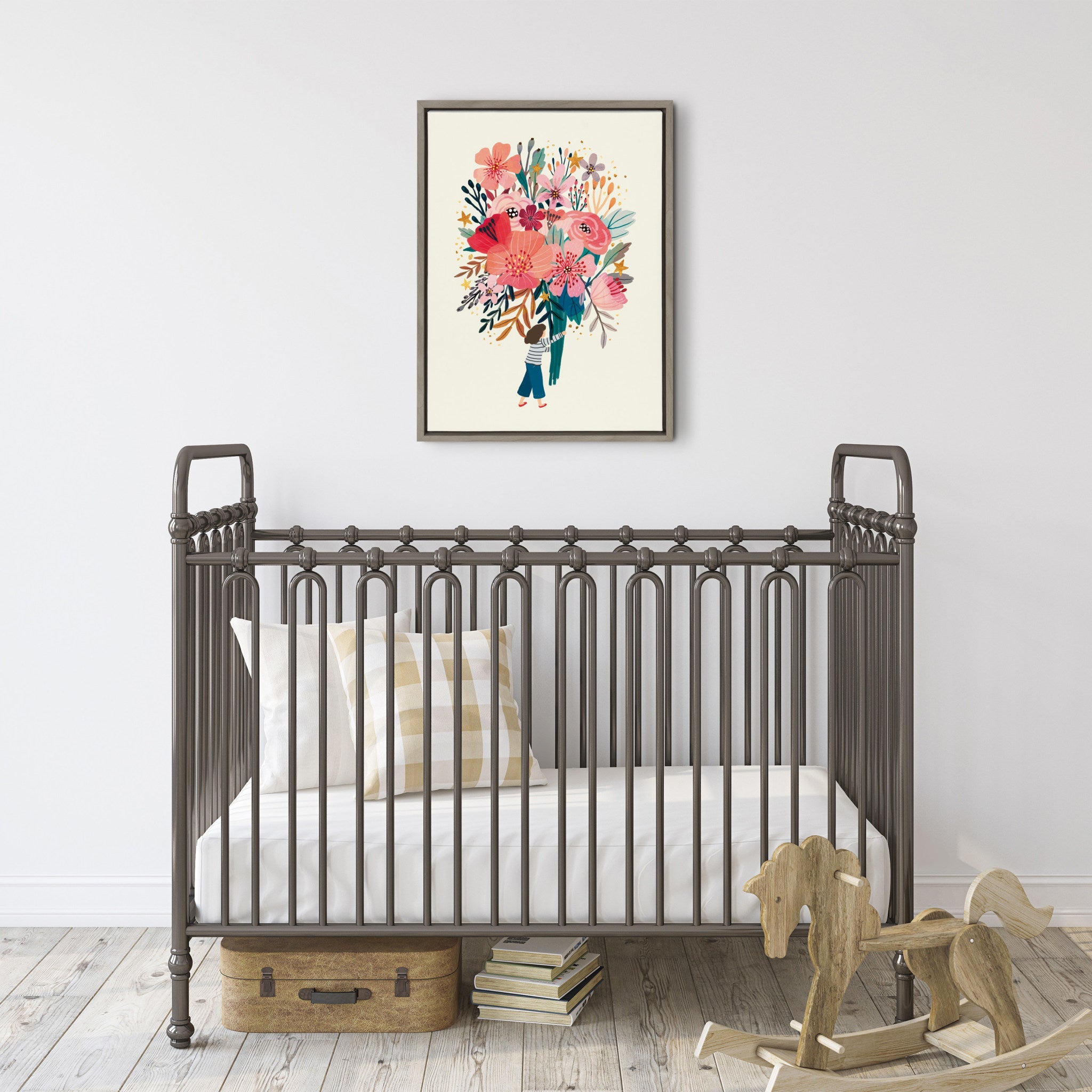 Sylvie Hope Framed Canvas by Mia Charro by kateandlaurel - product image 7 for Resin Society