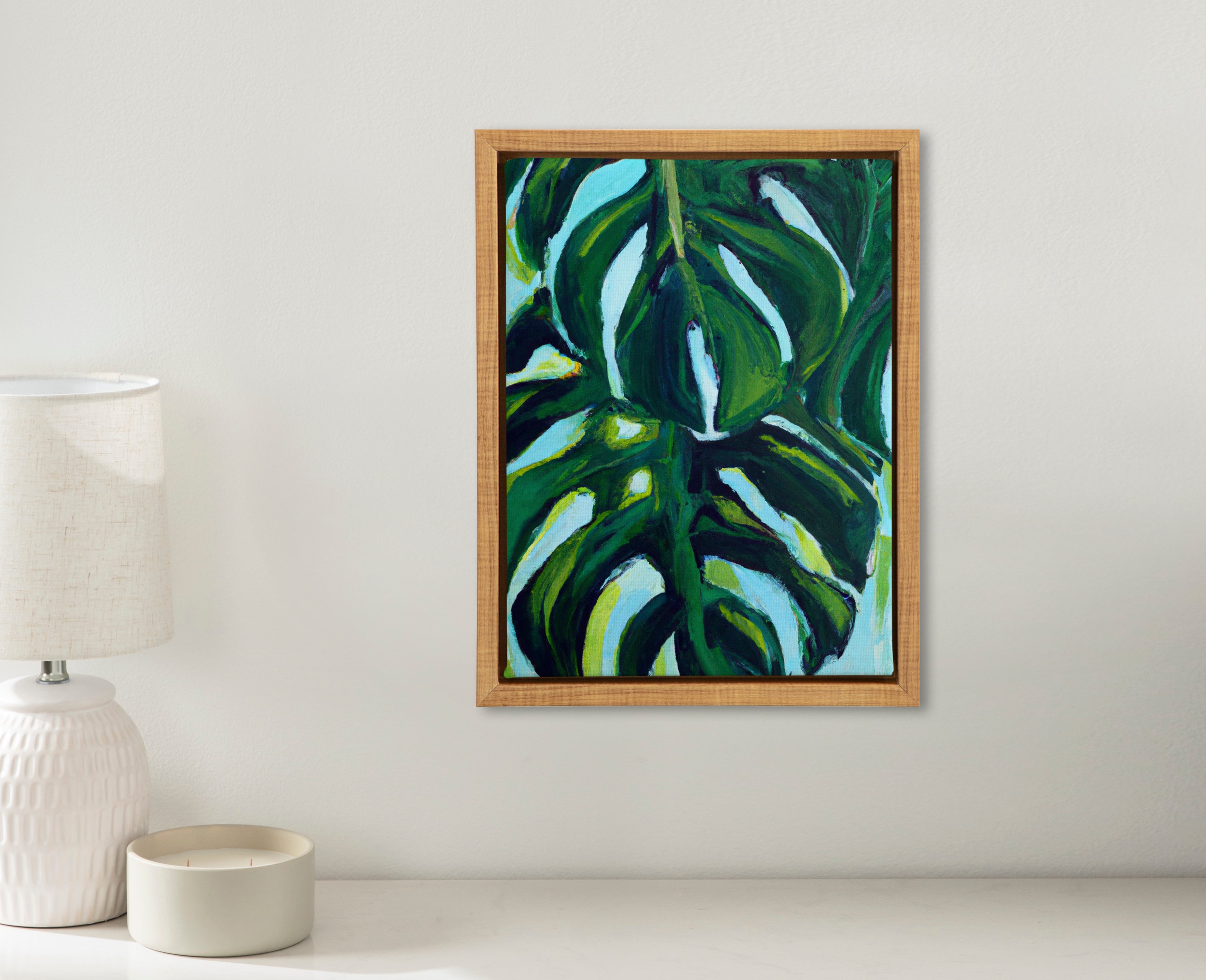 Sylvie Blank Framed Canvas 10x13 by kateandlaurel