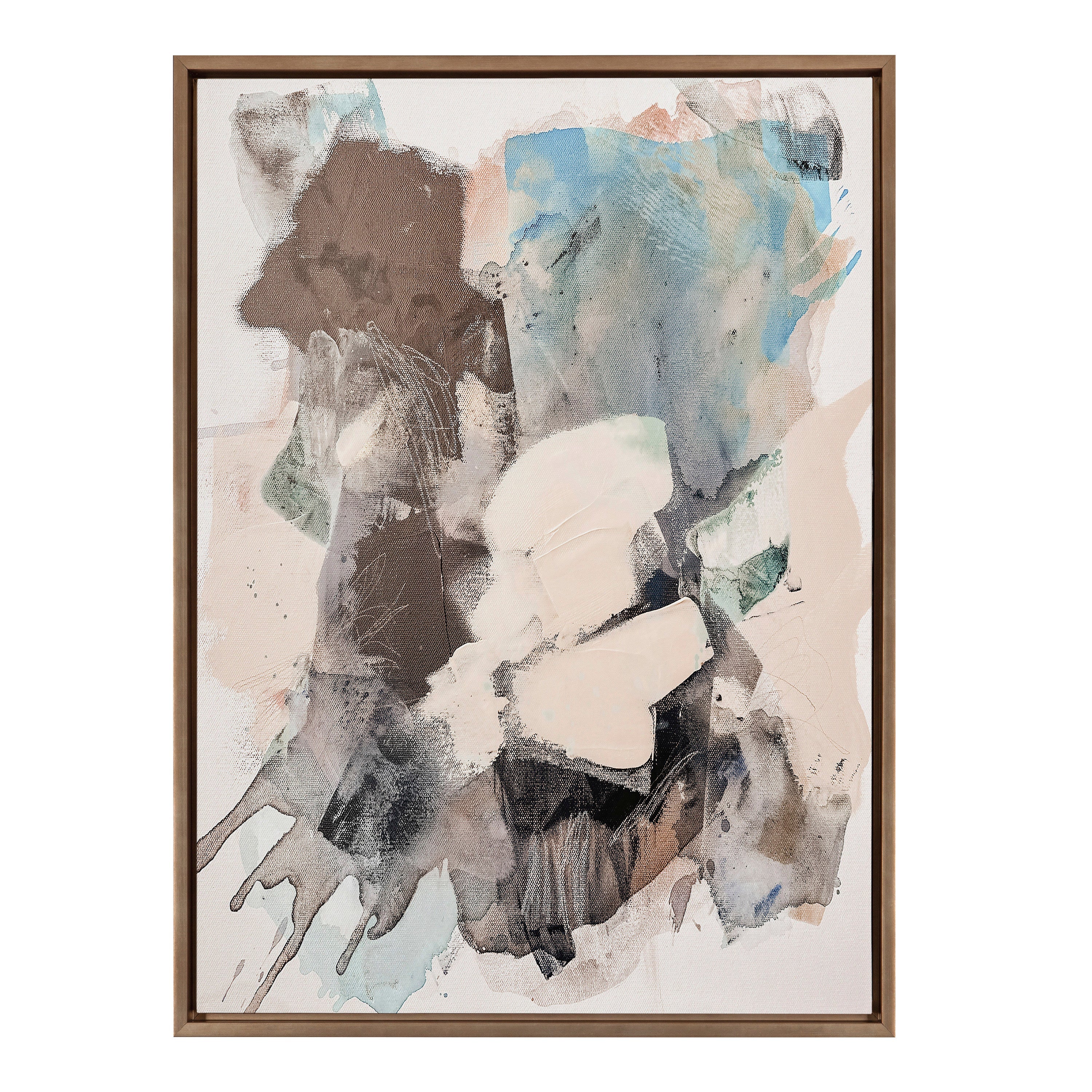 Sylvie Painted Flow I Framed Canvas by Amy Lighthall