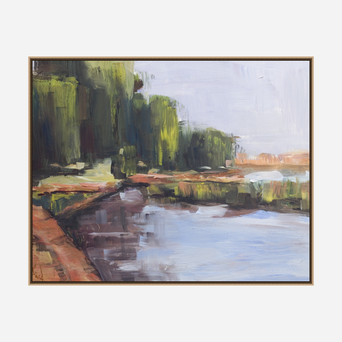 Quite Water Artist Enhanced Canvas Print by John Beard Collection - product image 8 for Resin Society