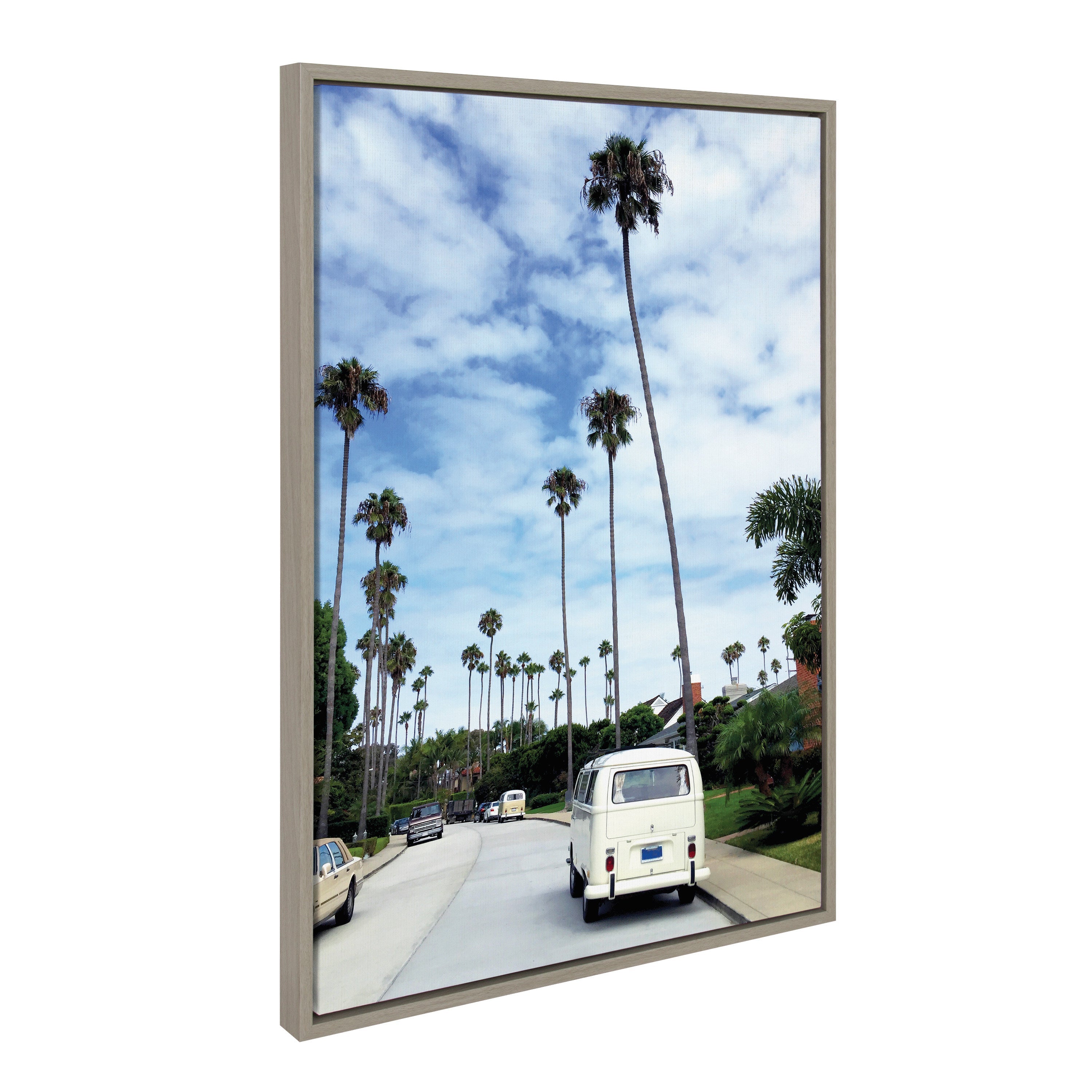 Sylvie La Jolla Commute Framed Canvas by Rachel Bolgov by kateandlaurel - product image 9 for Resin Society