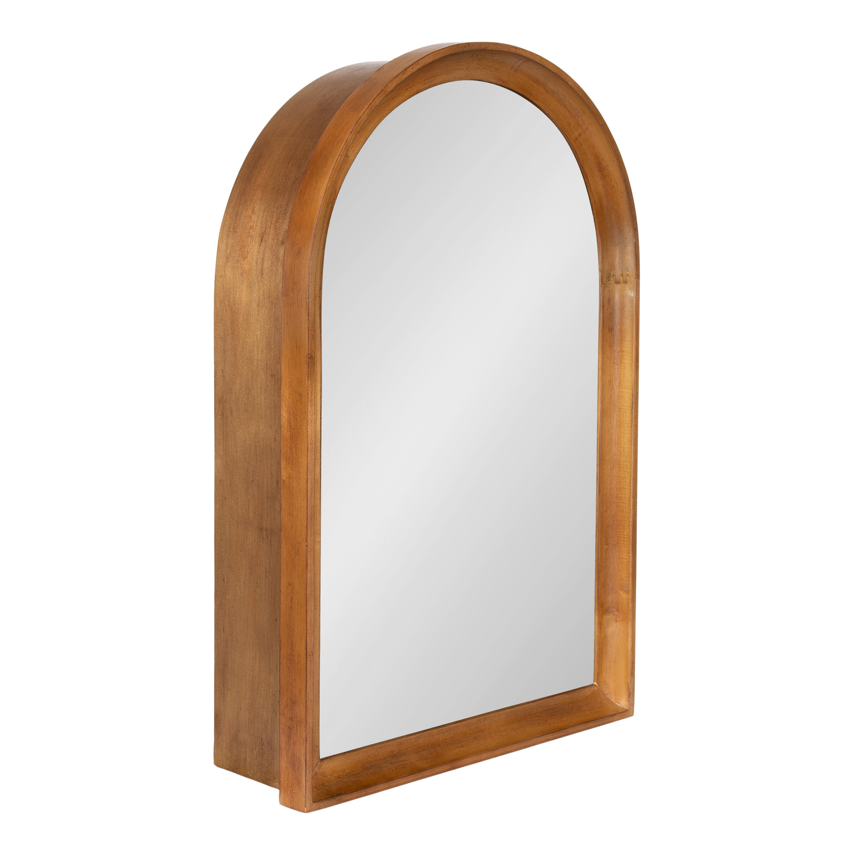 Hatherleigh Arch Mirror Vanity Cabinet with arched mirror door and wooden frame