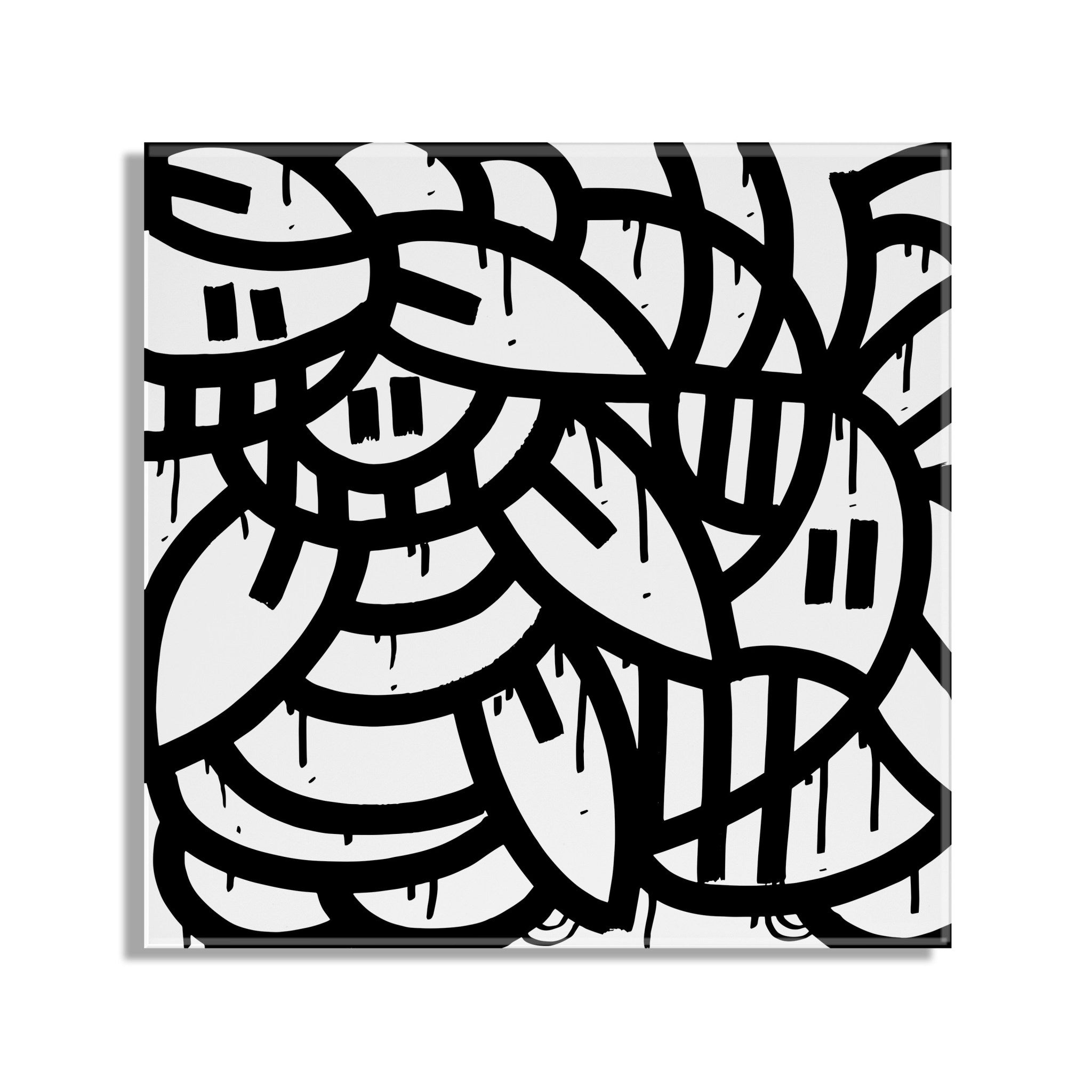 It Still Don't Matter if You're Black or White Floating Acrylic Art by kateandlaurel - product image 2 for Resin Society