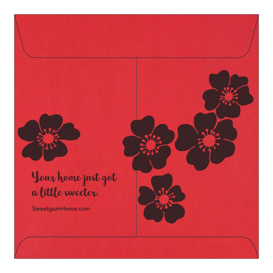 Red Sweetgum Home envelope by sweetgum home, LLC - main product image for Resin Society