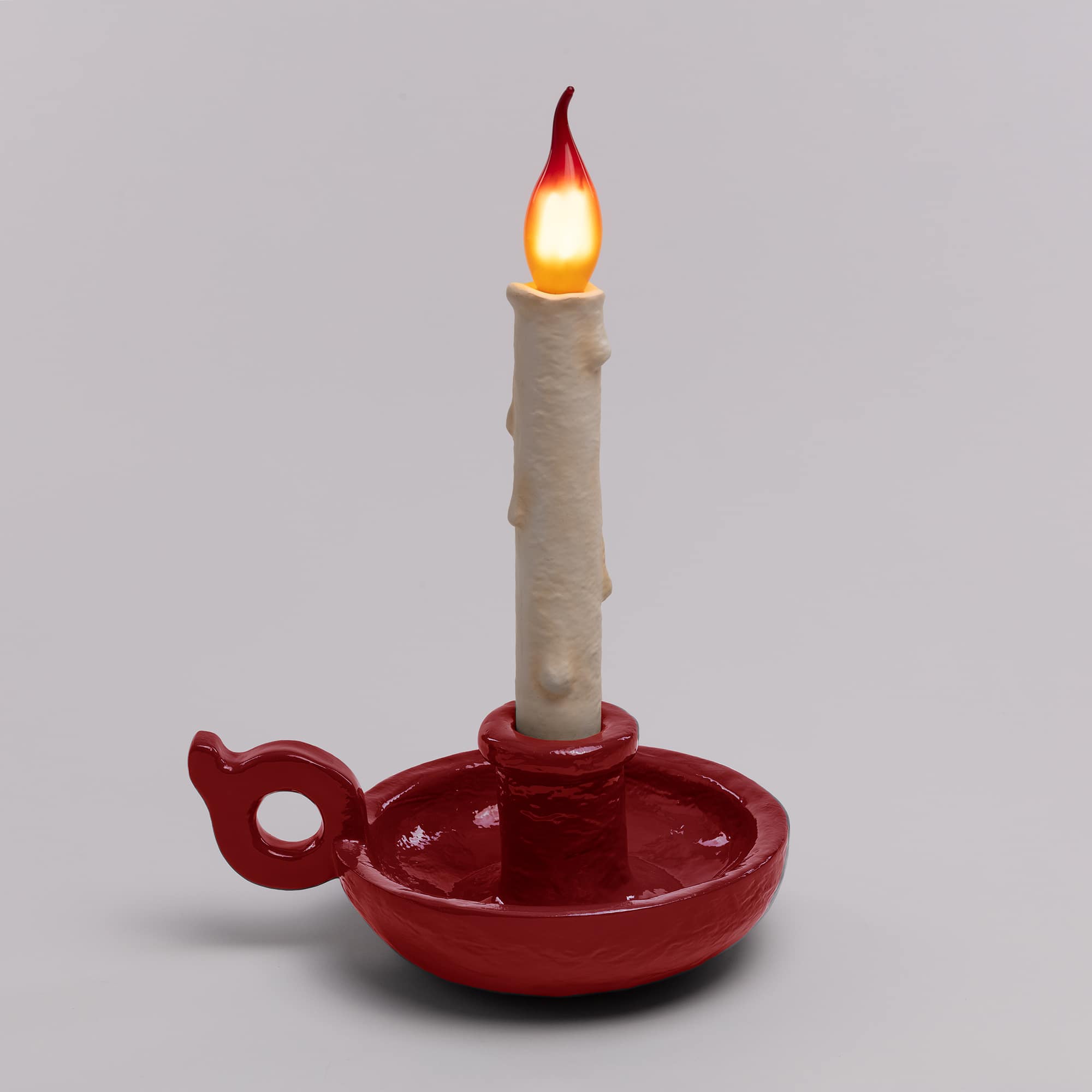 Bugia Lamp Red detail image - Resin Society