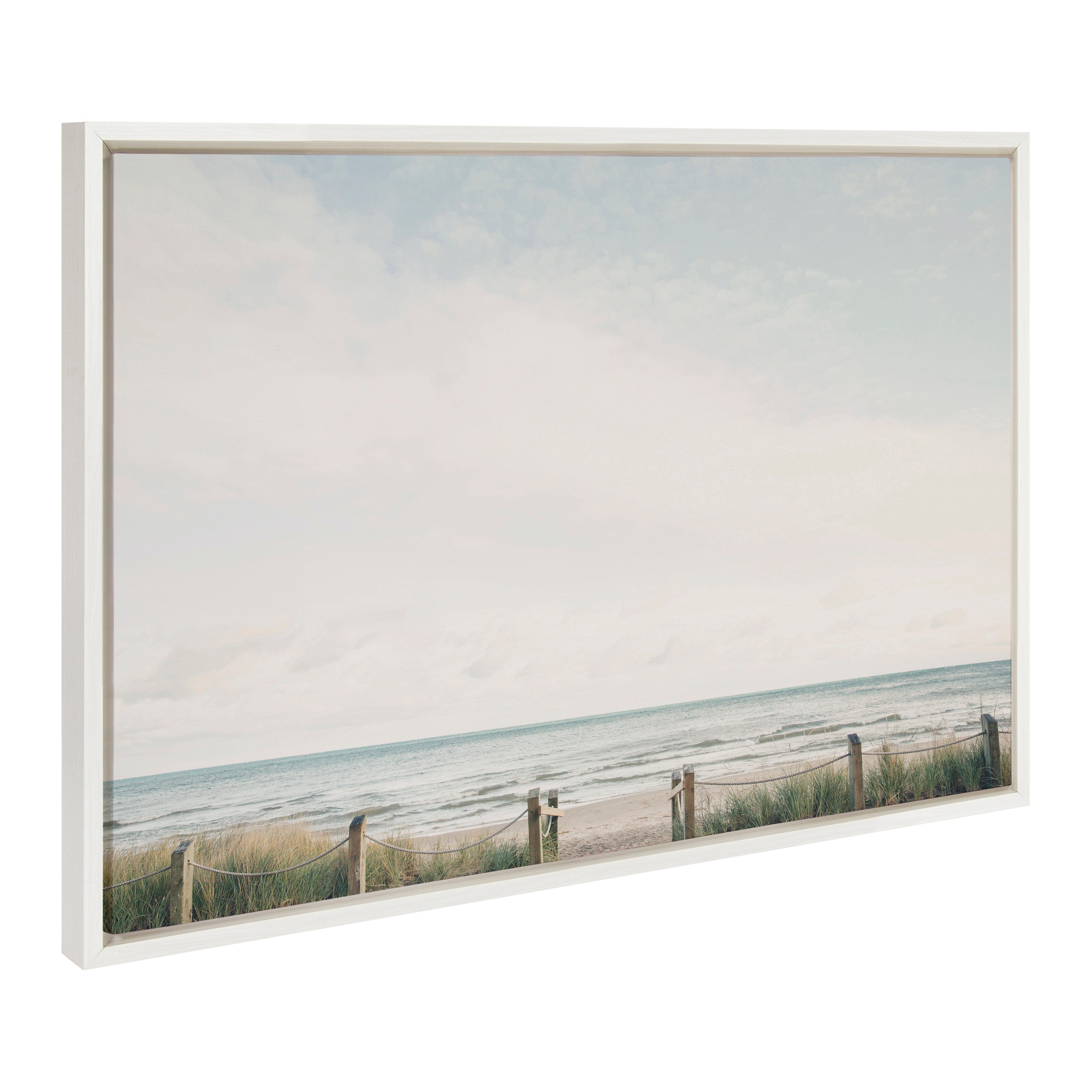 Sylvie Pale Sky Framed Canvas by Emiko and Mark Franzen of F2Images