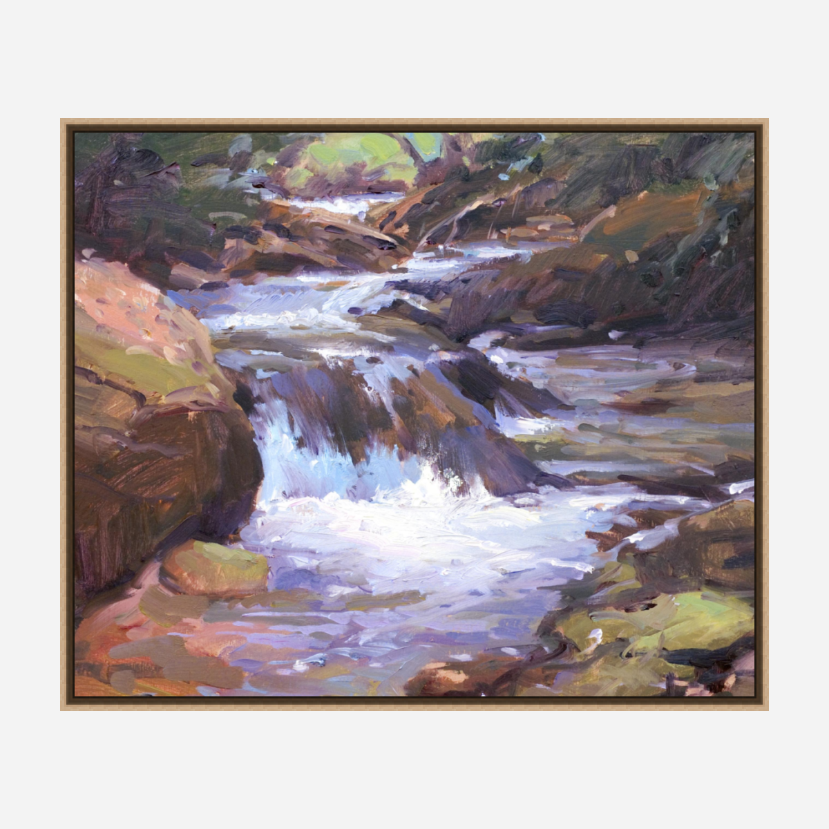 River Rapid Artist Enhanced Canvas Print by John Beard Collection - product image 8 for Resin Society