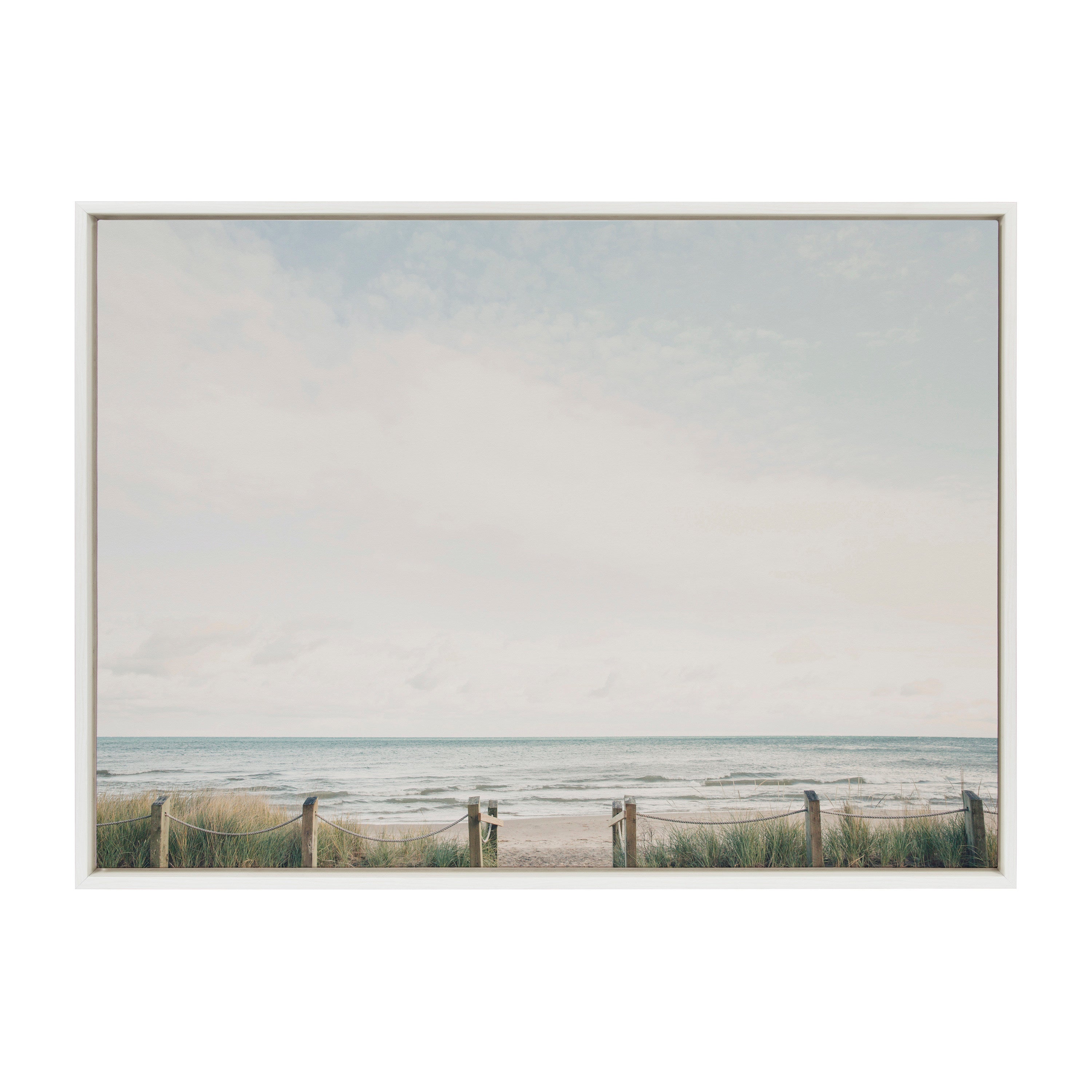 Sylvie Pale Sky Framed Canvas by Emiko and Mark Franzen of F2Images