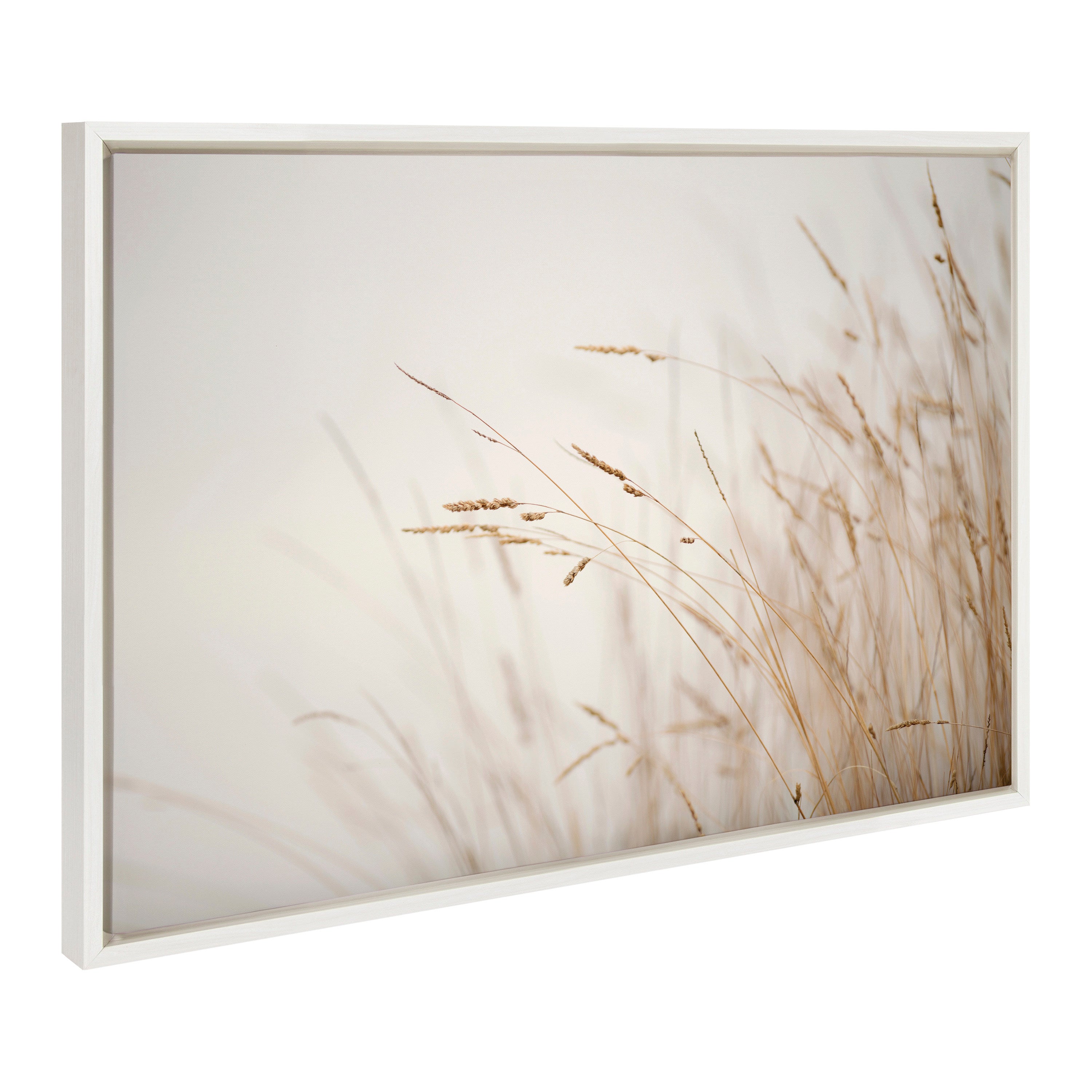 Sylvie Marsh Grass No 1 Framed Canvas by Crystal Lynn Collins