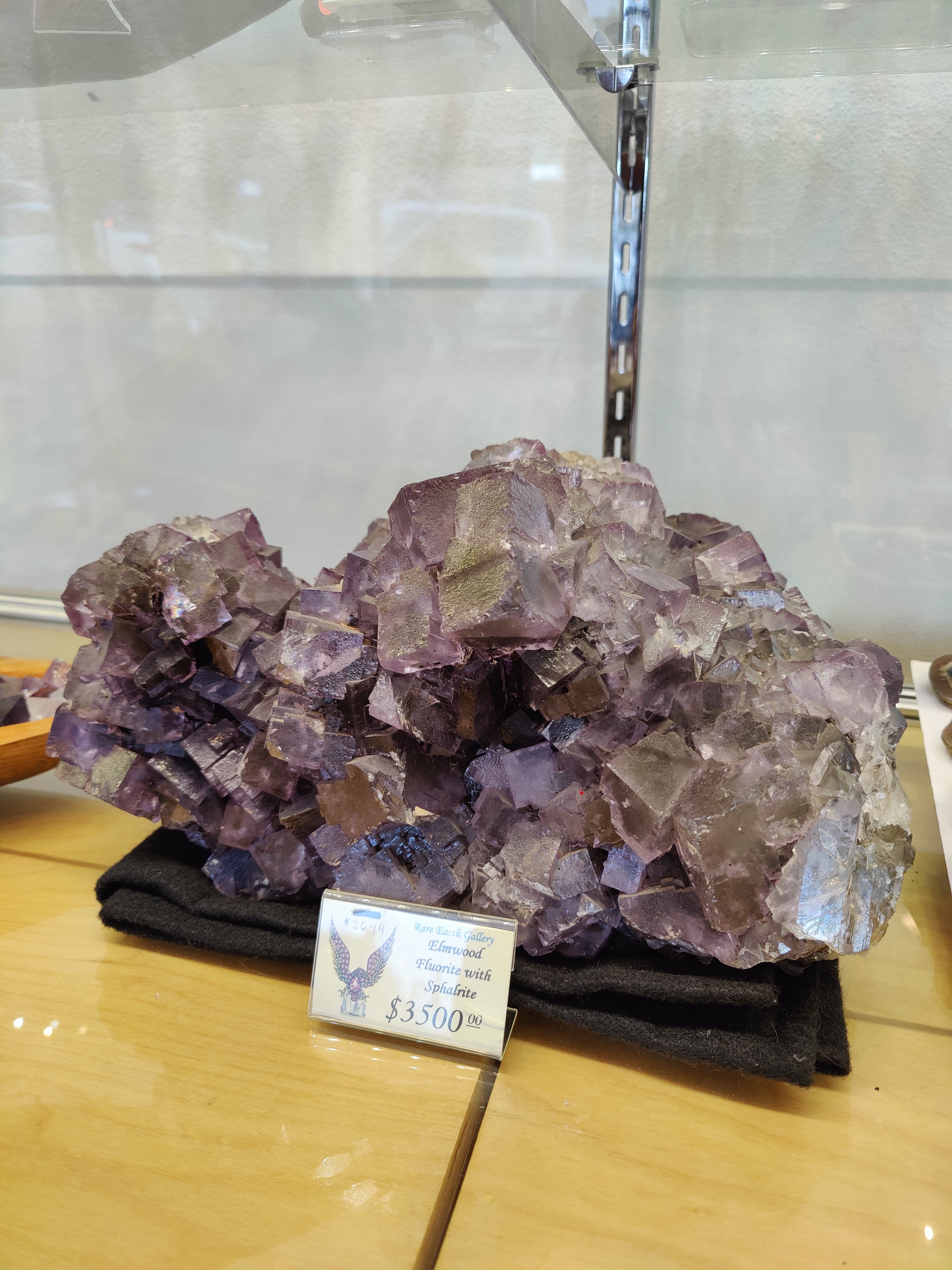 Purple Elmwood Cubic Fluorite Cluster 20.4kg by Rare Earth Gallery - product image 2 for Resin Society