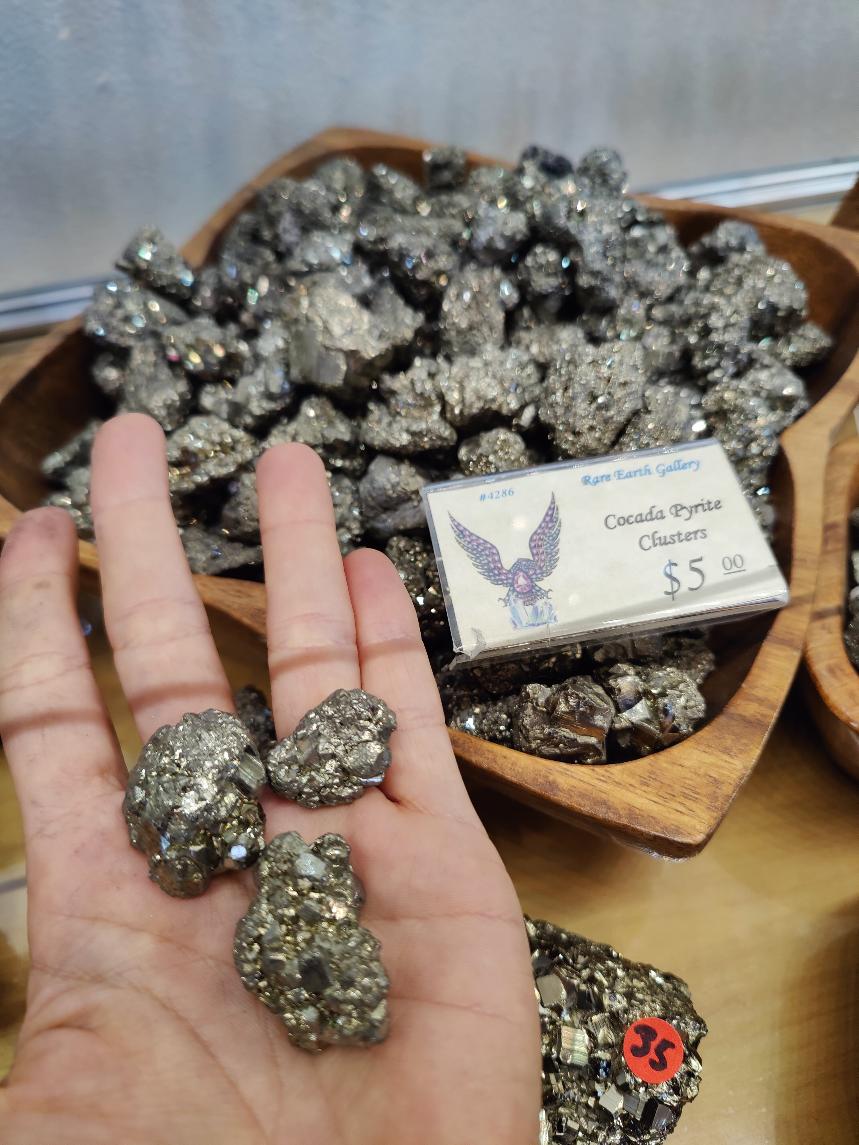 Cocada Pyrite Cluster by Rare Earth Gallery - product image 2 for Resin Society