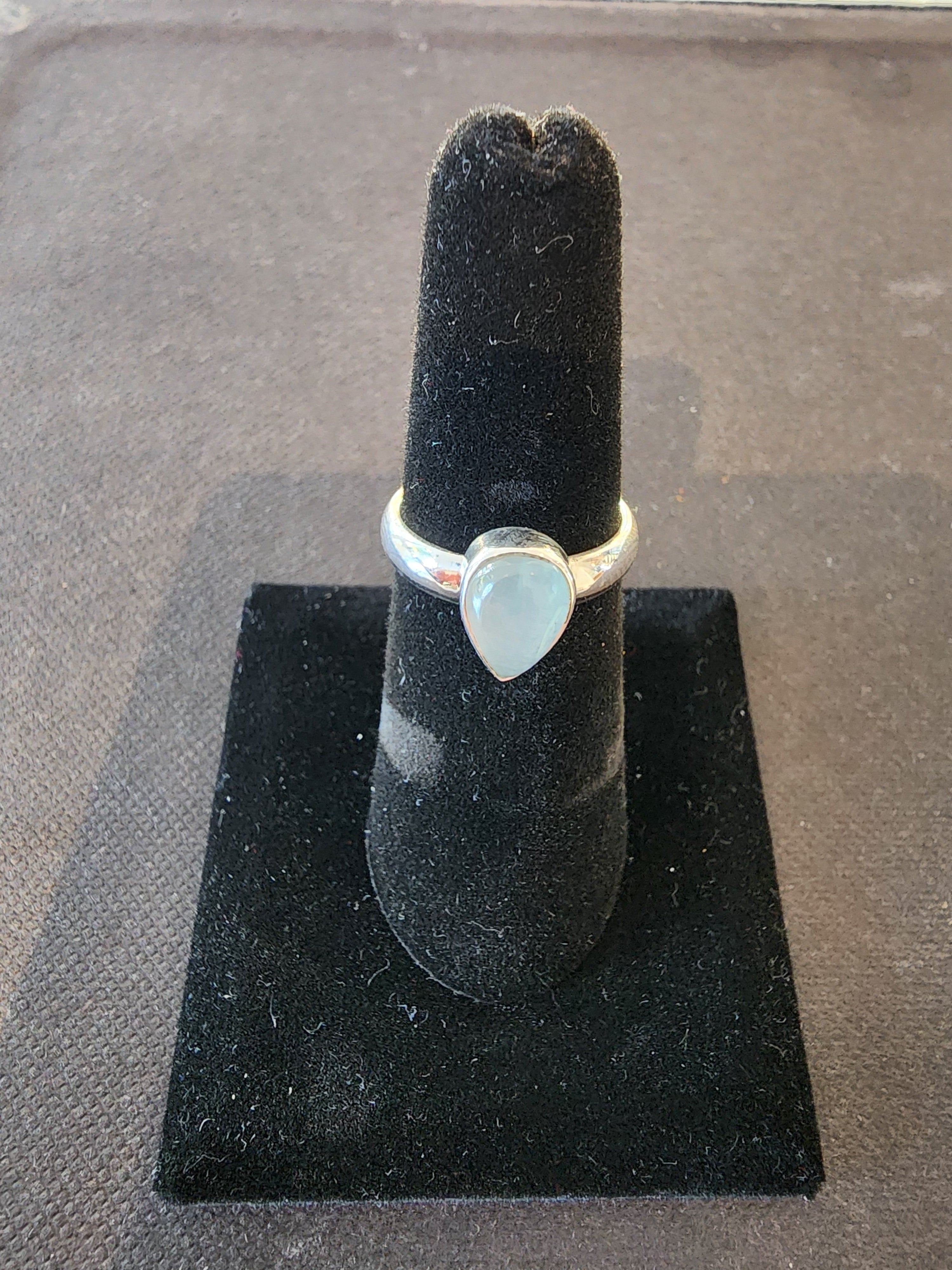 Aquamarine Ring in .925 Sterling Silver by Rare Earth Gallery - main product image for Resin Society