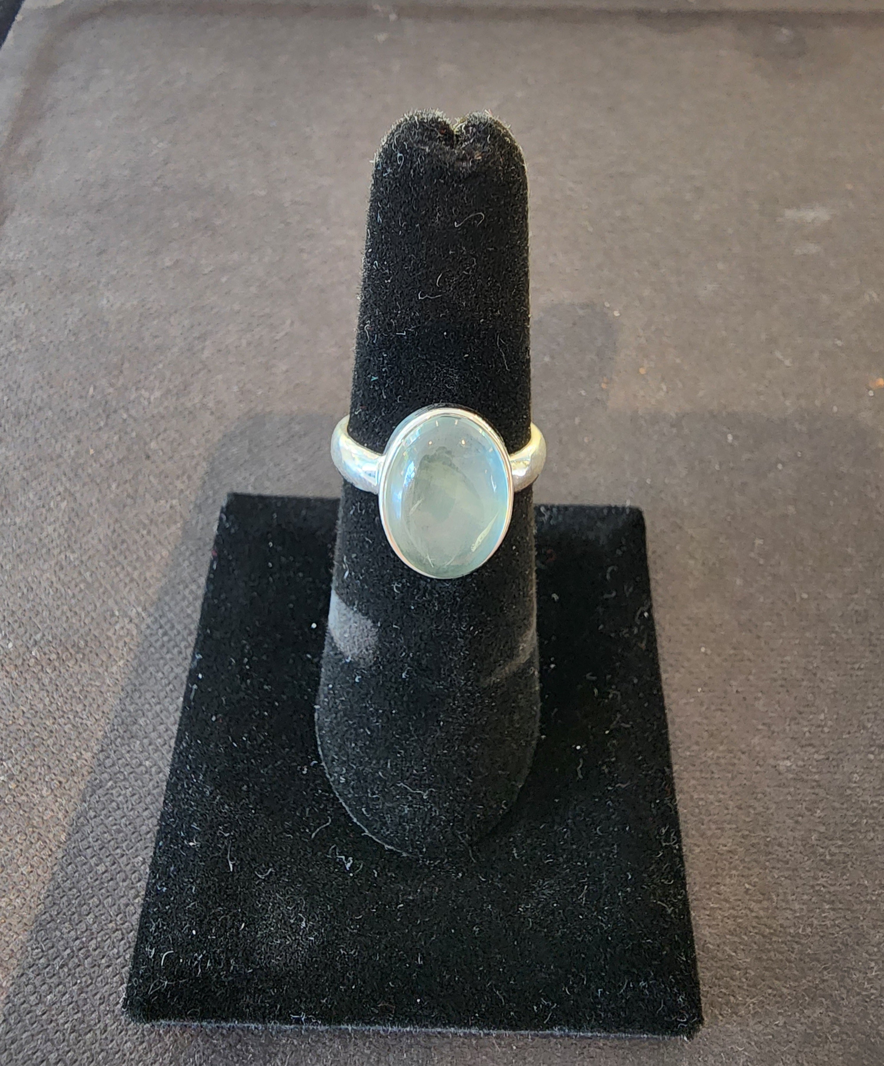 Aquamarine Ring in .925 Sterling Silver by Rare Earth Gallery - main product image for Resin Society