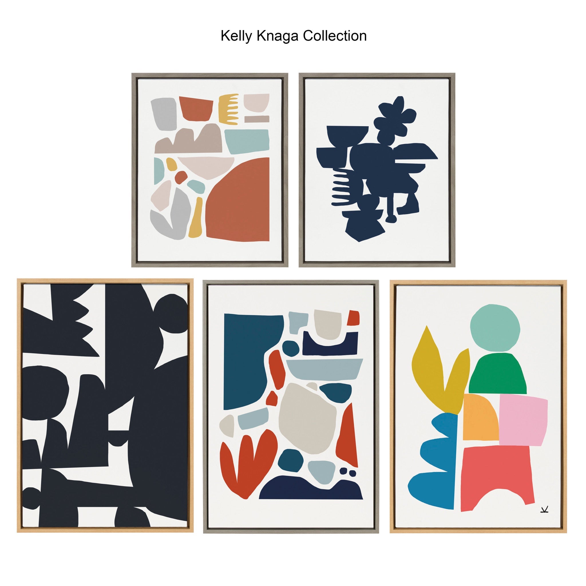 Sylvie Quiet Jungle 1 Framed Canvas by kateandlaurel - product image 6 for Resin Society