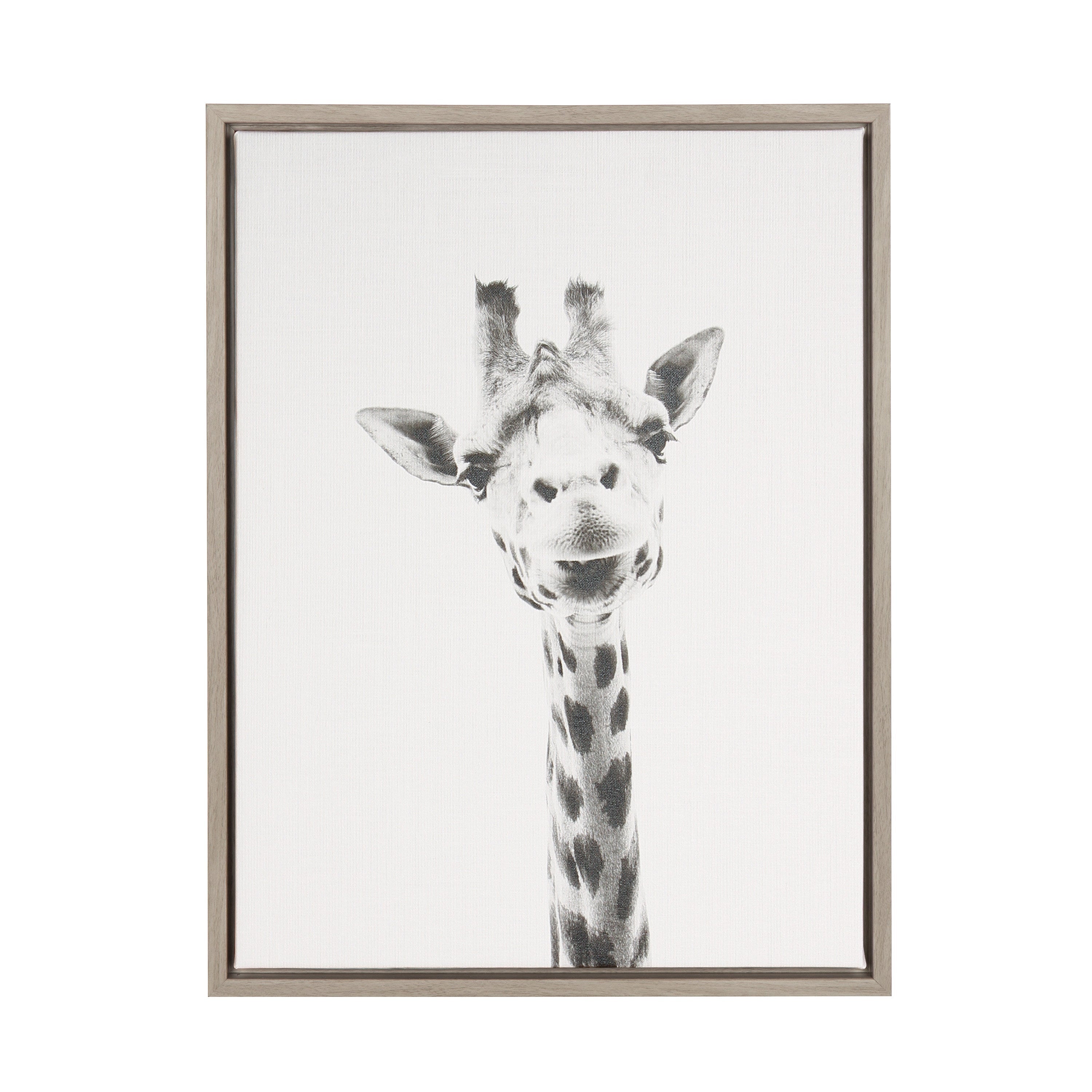 Sylvie Giraffe Framed Canvas by Simon Te of Tai Prints by kateandlaurel - product image 17 for Resin Society