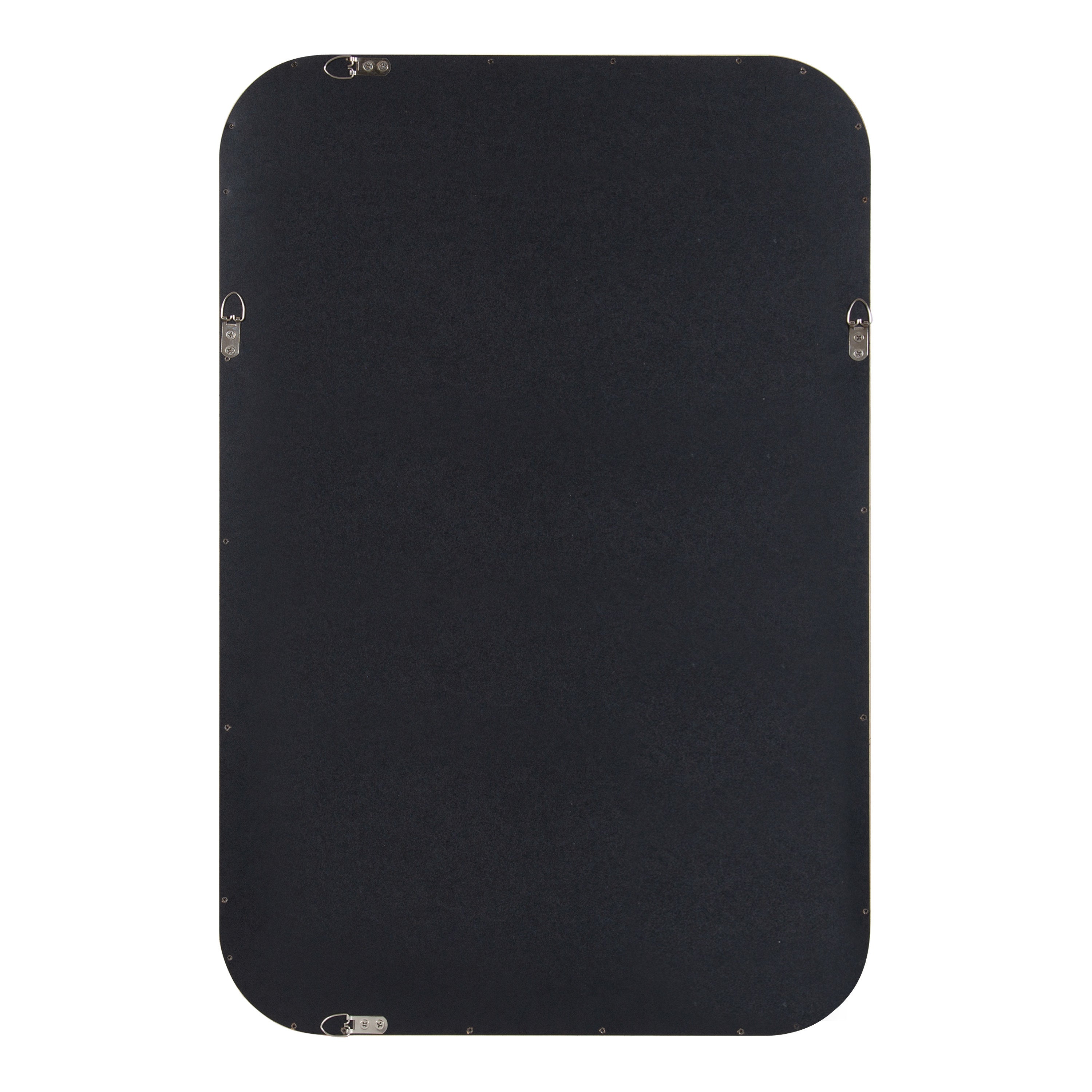 Hutton Wood Framed Radius Rectangle Mirror by kateandlaurel - product image 6 for Resin Society